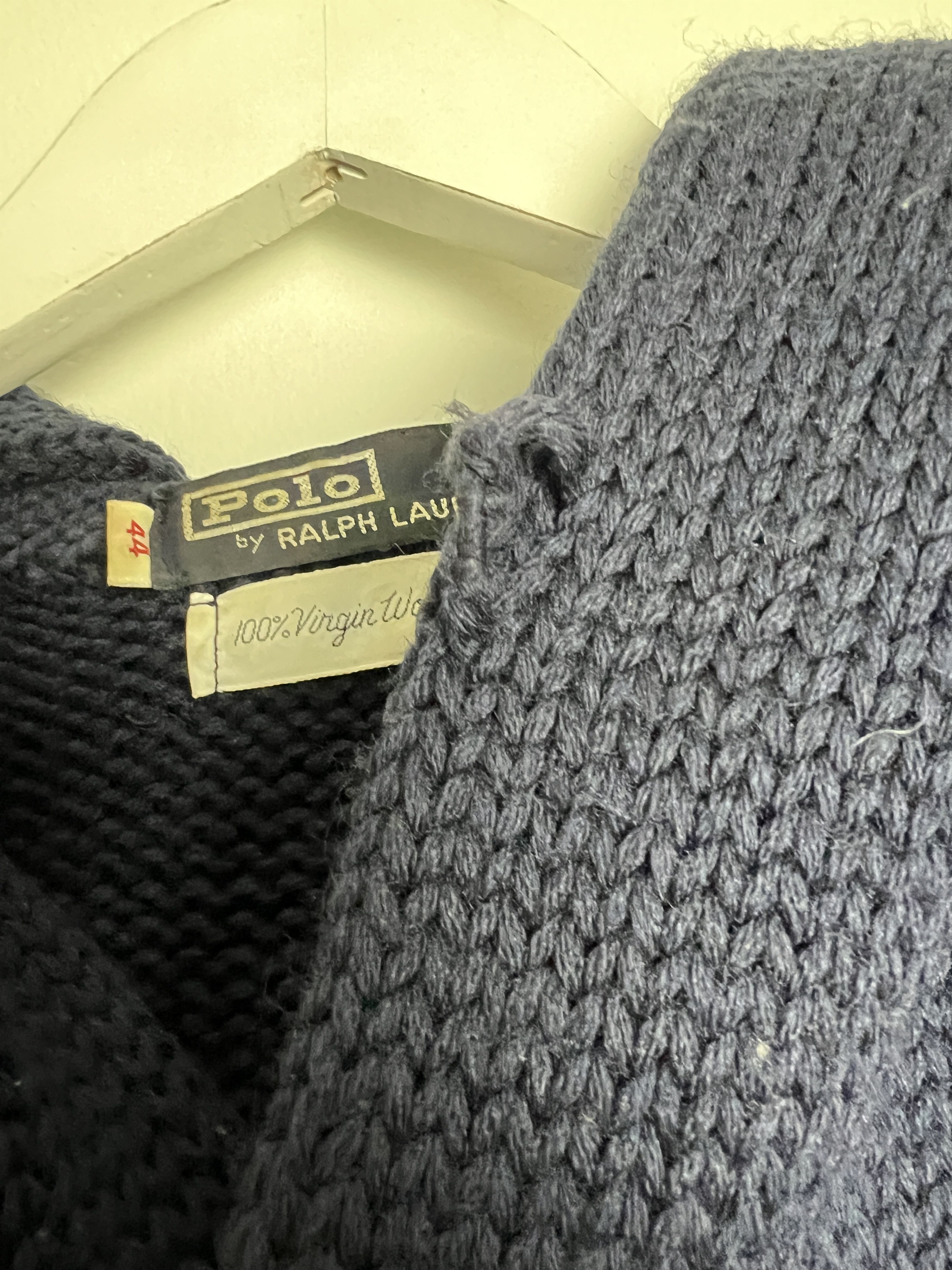 Ralph Lauren × Vintage Wool Oversize Hooded Sweater Size US L / EU 52-54 / 3 - 7 Thumbnail