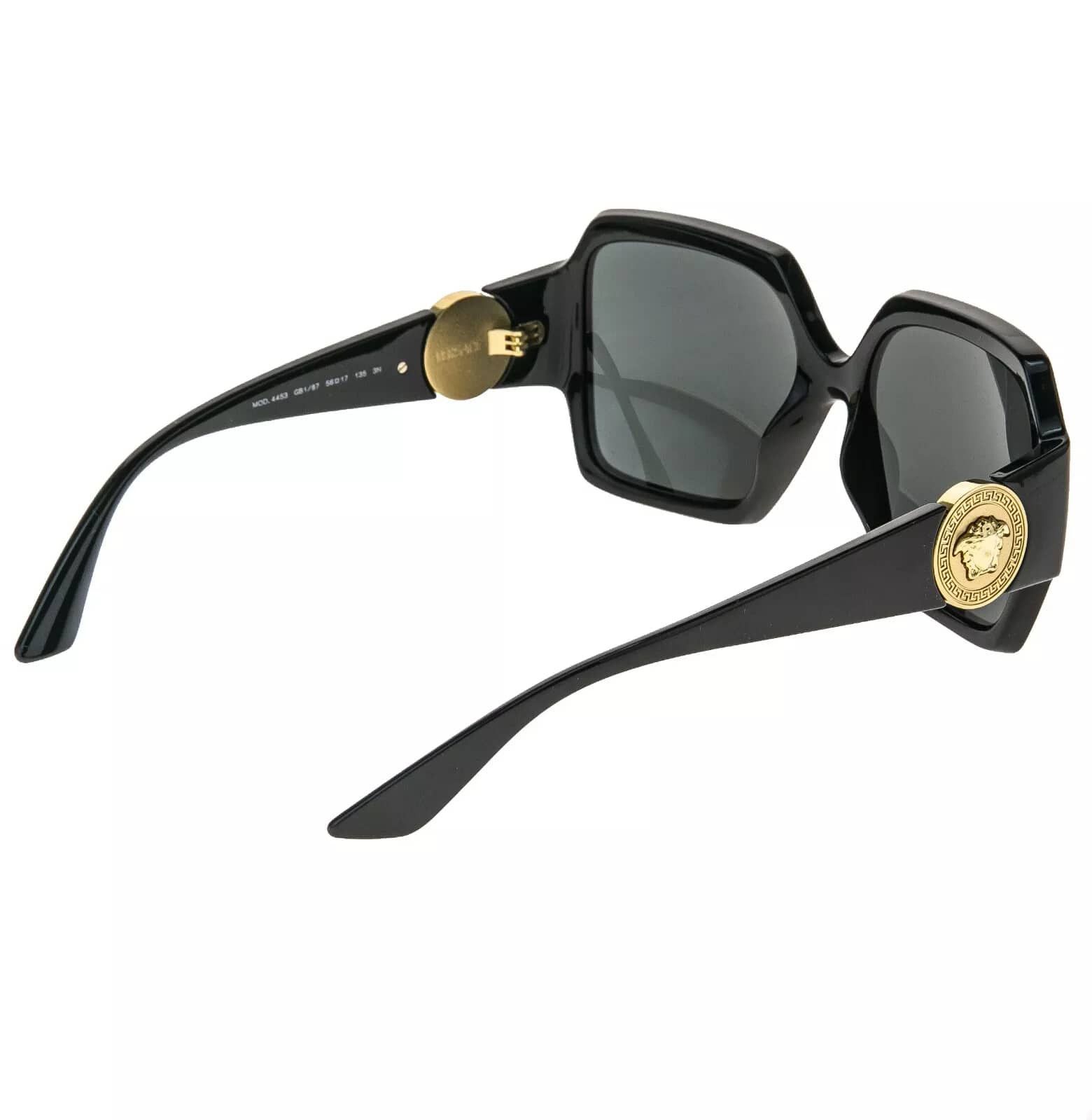 Versace VERSACE 4453 Runway MEDUSA Black Gold Emblem Stud VE4453 Size ONE SIZE - 2 Thumbnail