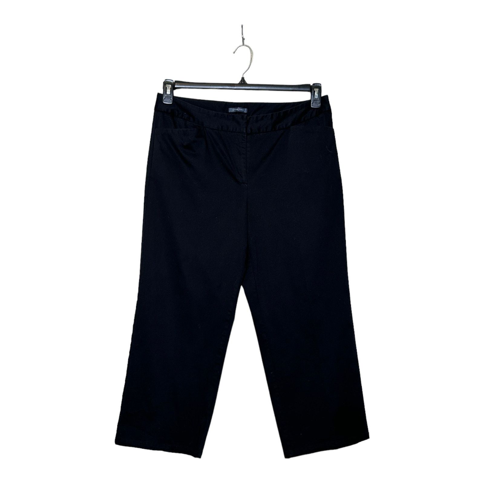 Jones New York Jones Wear Studio black straight legs cropped pants size 14 Size 36" / US 14 / IT 50 - 7 Thumbnail
