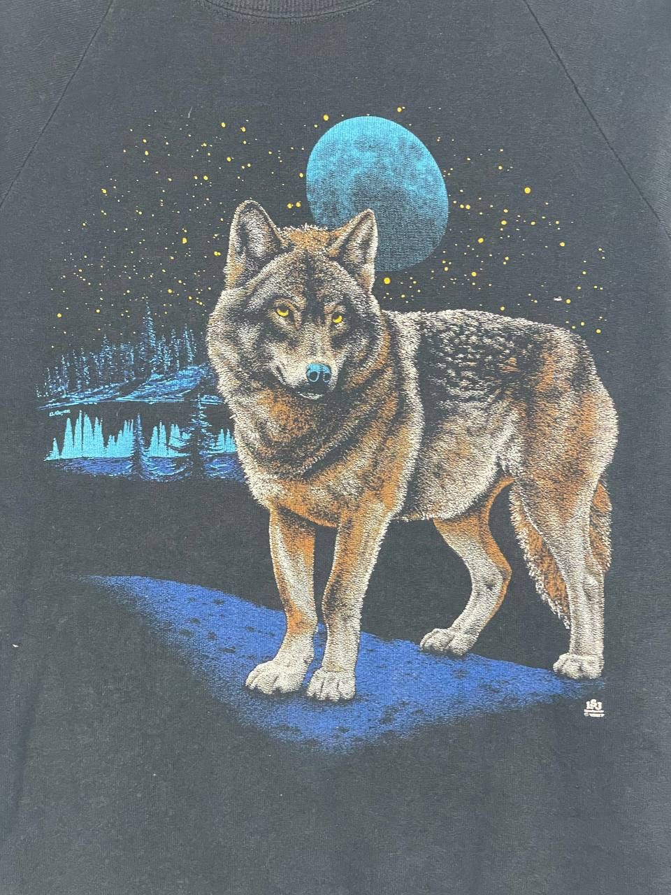 Other Vintage 90s vagabond wolf wild animal sweatshirt jumper M Size US M / EU 48-50 / 2 - 5 Thumbnail