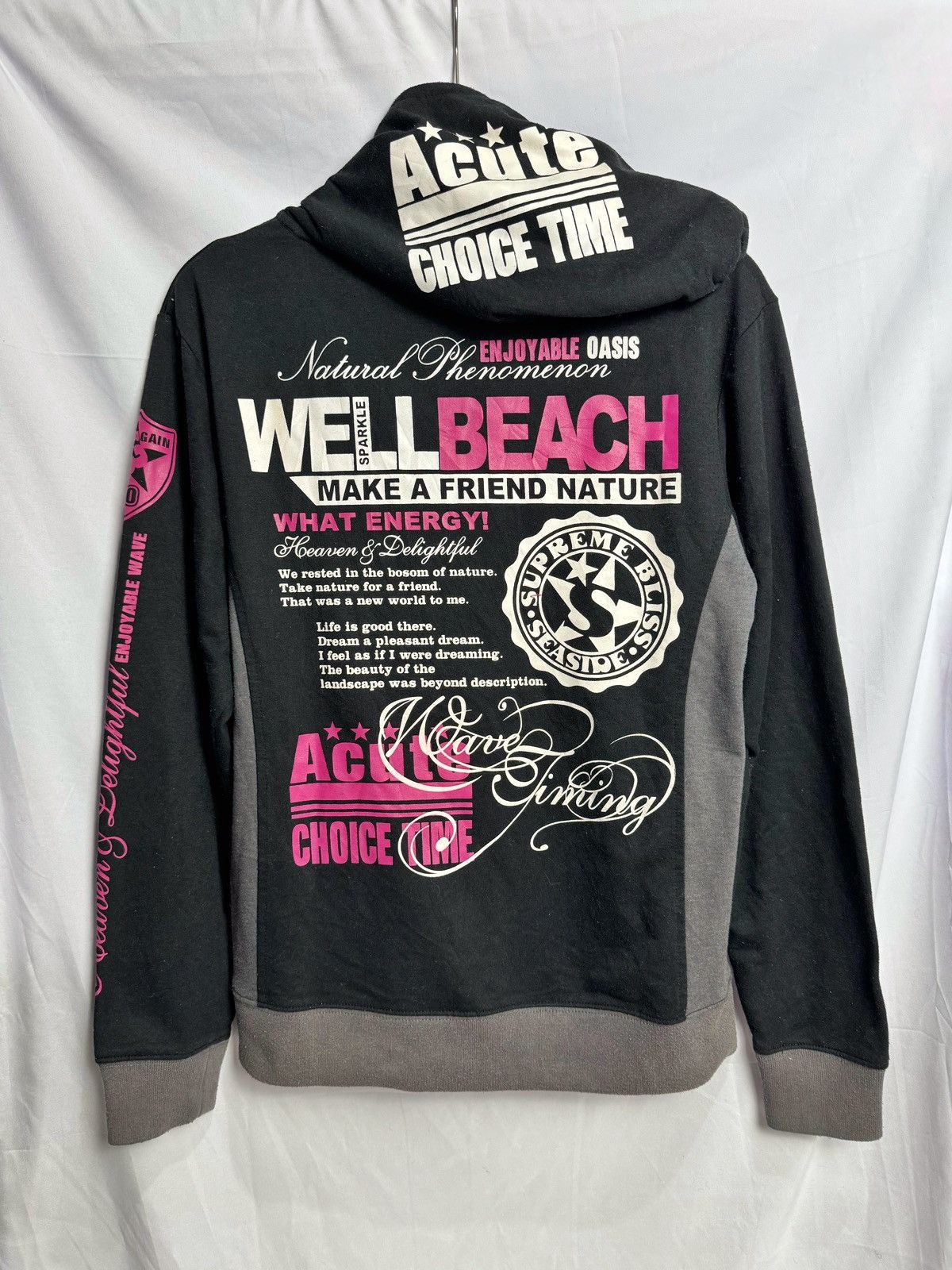 Japanese Brand JAPANESE POEM OASIS VACHE HOODIE Size US M / EU 48-50 / 2 - 2 Thumbnail
