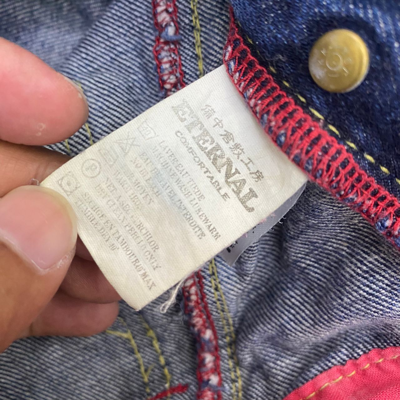 Eternal 💥Best Offer💥Vintage Eternal Distressed Denim Size US 36 / EU 52 - 23 Thumbnail