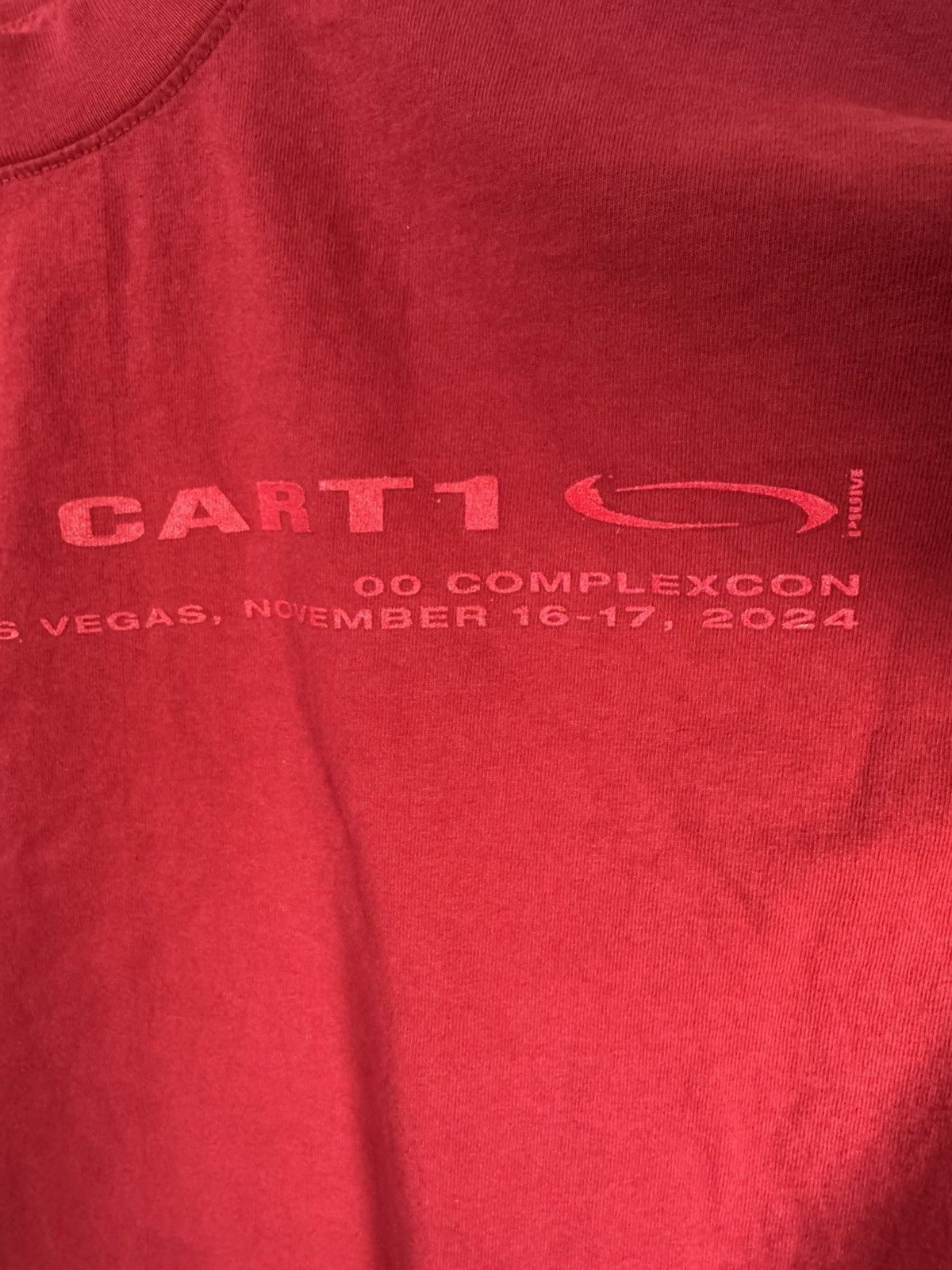 Complex × Playboi Carti Playboi Carti Complexcon Exclusive Red Music T Shirt Size US L / EU 52-54 / 3 - 3 Thumbnail