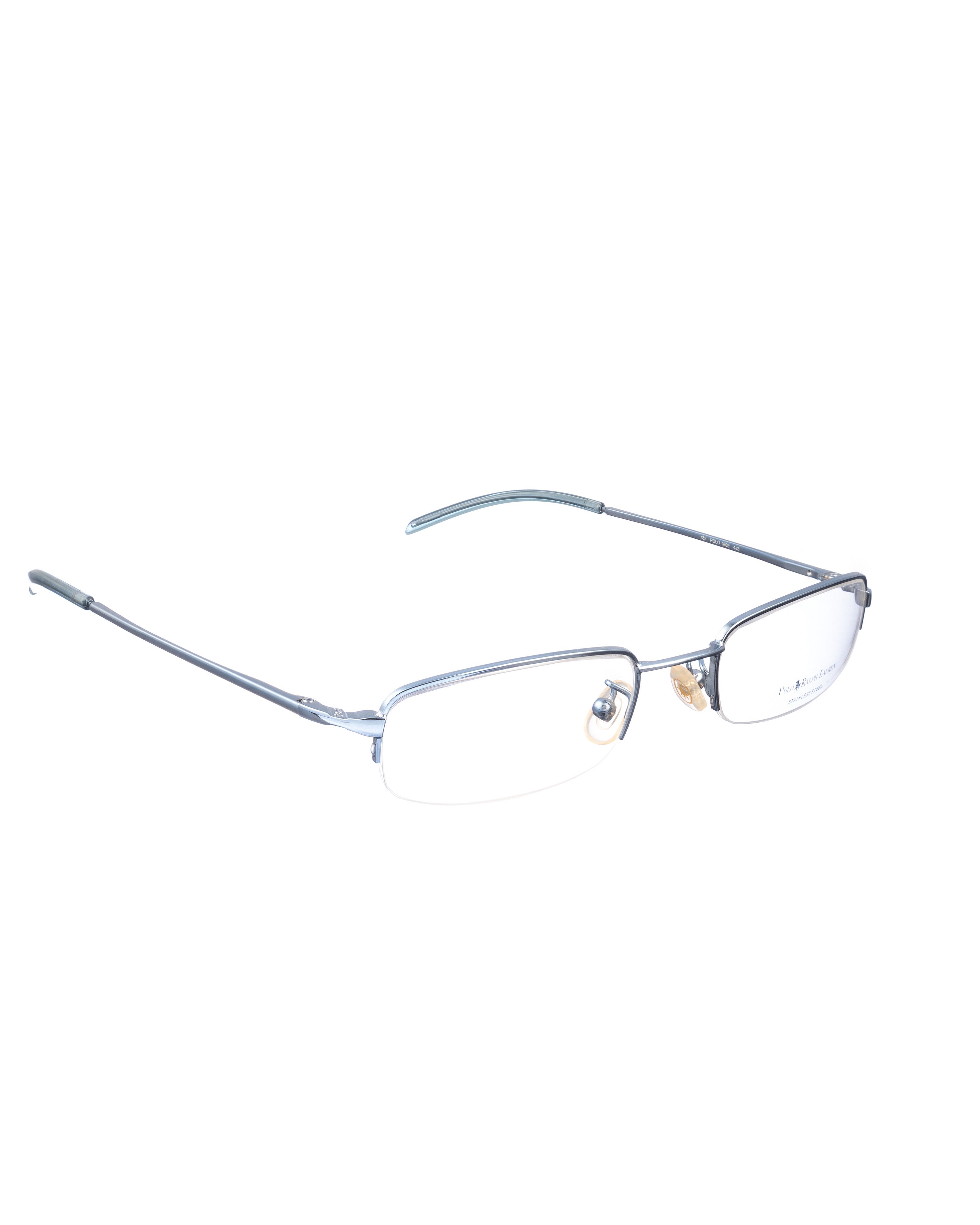 Polo Ralph Lauren Polo Ralph Lauren 00s Light Blue Half-Rim Glasses Size ONE SIZE - 1 Thumbnail