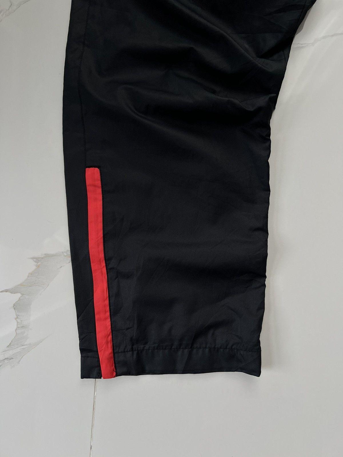 Nike × Vintage 90’s NIKE TEAM RETRO BAGGY TRACK PANTS Y2K BAGGY SWOOSH Size US 32 / EU 48 - 3 Thumbnail