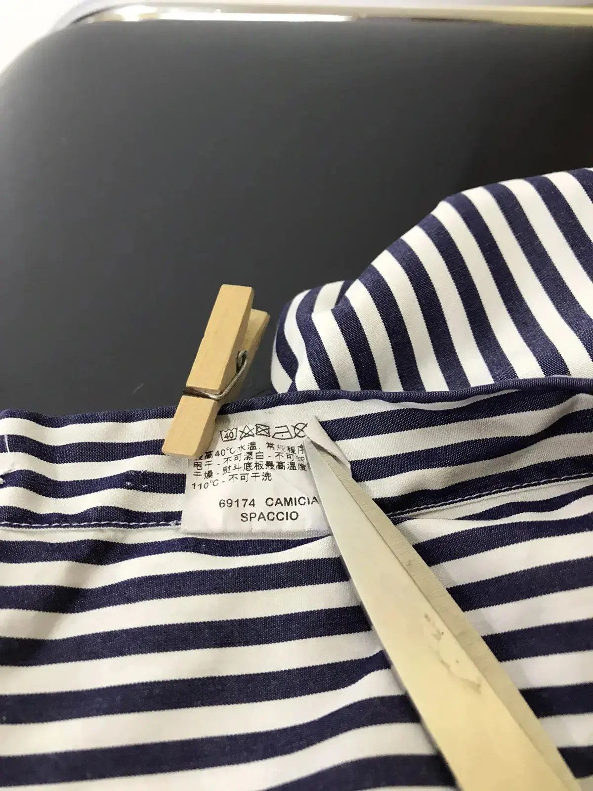Designer × Paul & Shark Paul Shark striped long sleeve mens shirt size 41 Size US L / EU 52-54 / 3 - 6 Thumbnail