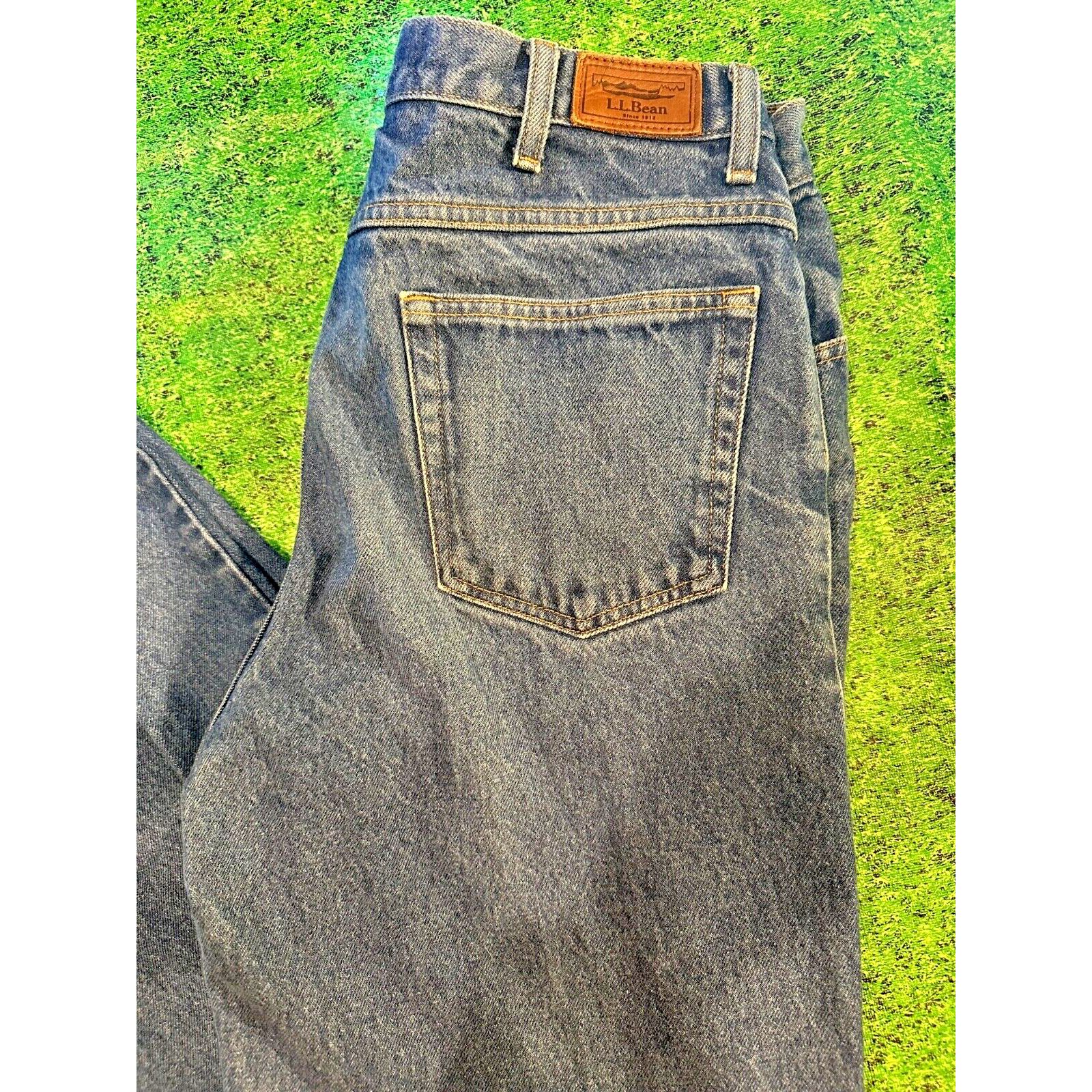 L.L. Bean LL Beans Relaxed Fit Denim Jeans 34x32 Medium Wash Vintage Size US 34 / EU 50 - 3 Thumbnail