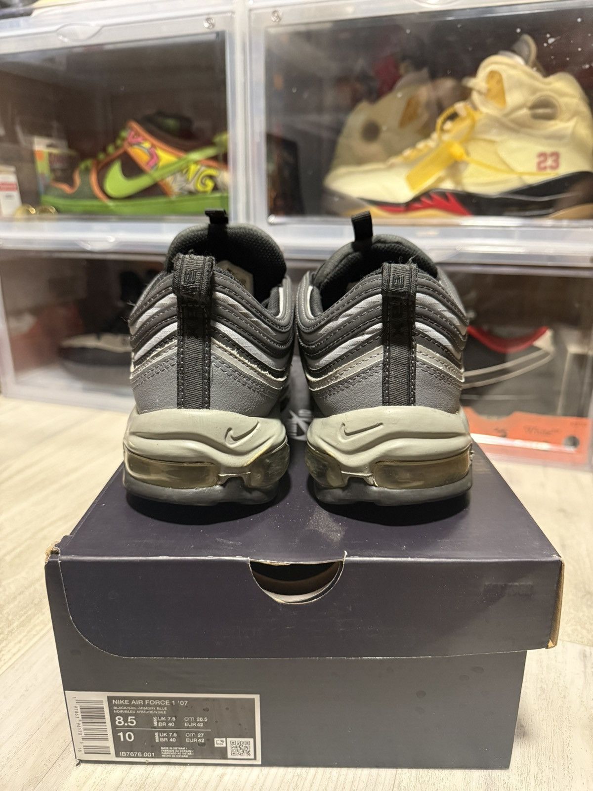 Nike Nike Air Max 97 Air Max Stadium Grey Size US 8.5 / EU 41-42 - 5 Thumbnail