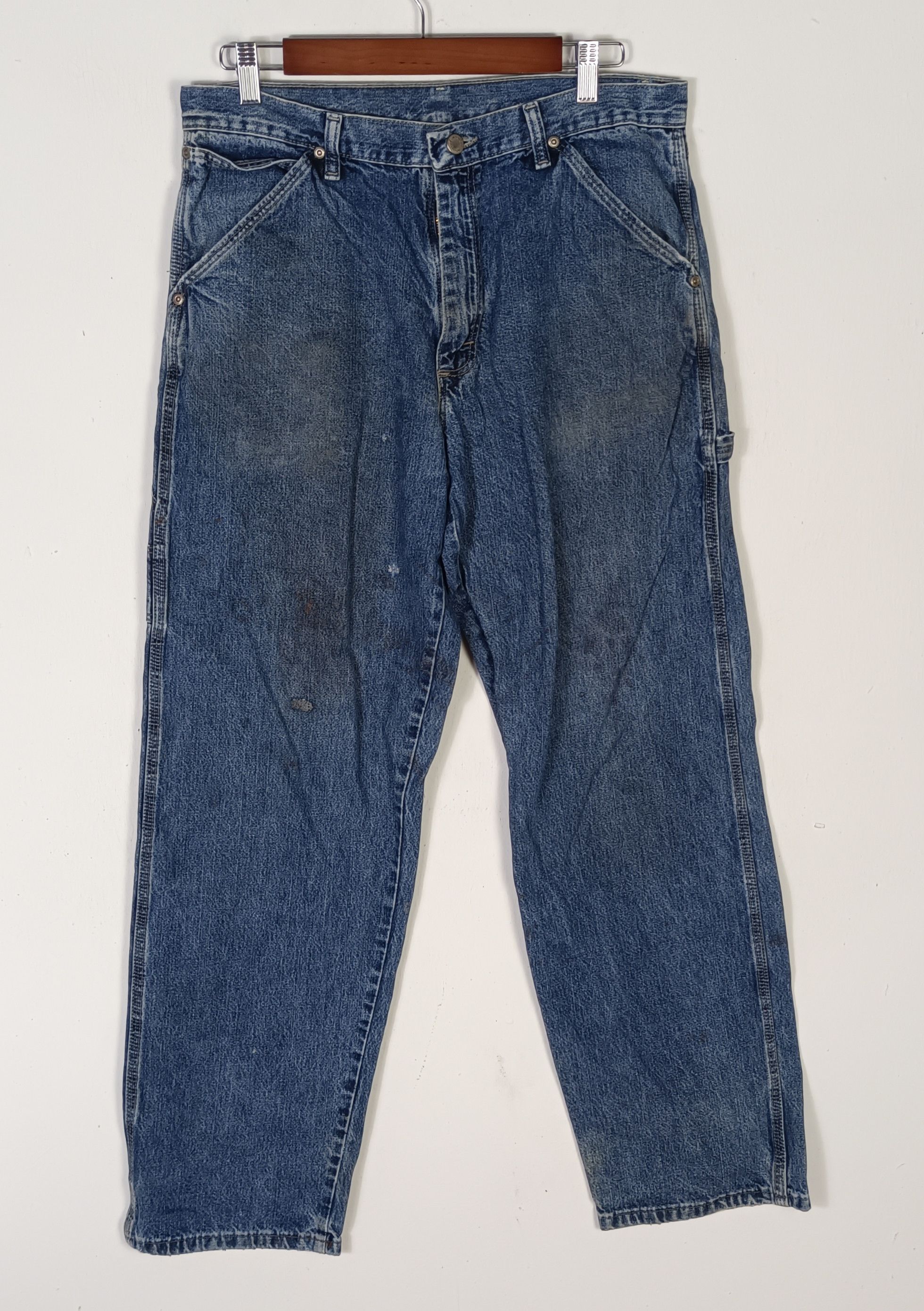 Japanese Brand × Wrangler Wrangler Carpenter Workwear Jeans Size US 32 / EU 48 - 2 Thumbnail