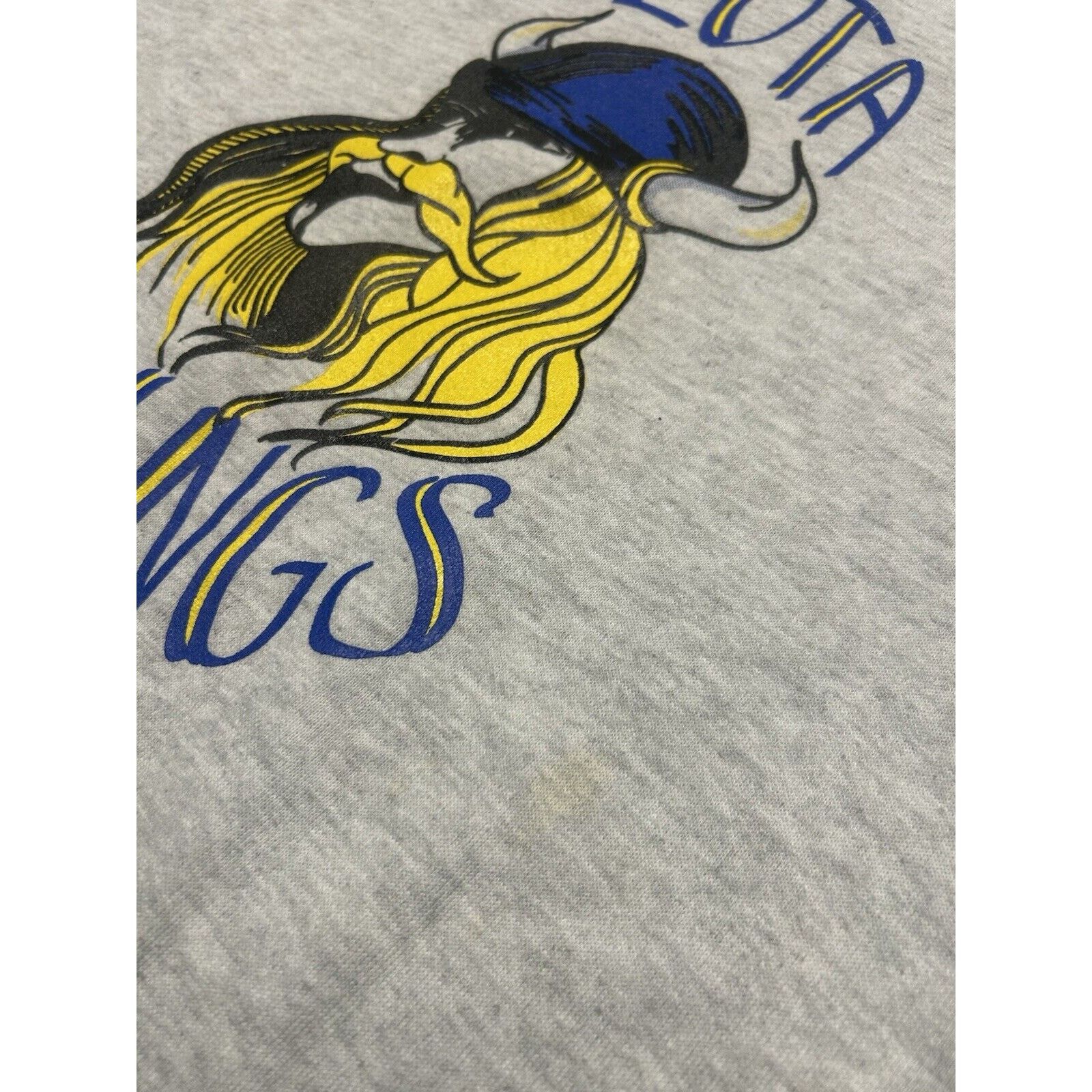 Jerzees VTG 80s/90s NFL Misprint Error Minnesota Vikings Crewneck Size US L / EU 52-54 / 3 - 9 Thumbnail