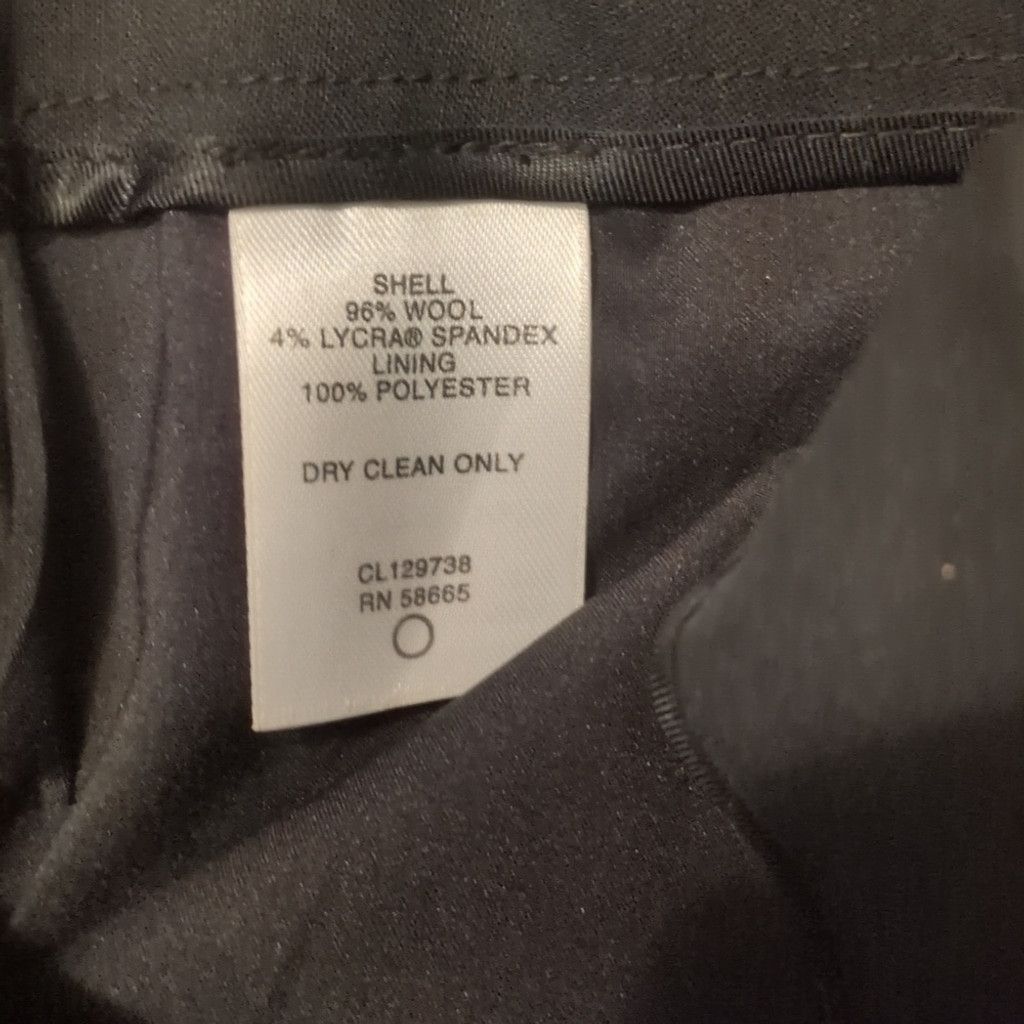 Other Classiques entier black wool blend pencil skirt size 8 Size 30" / US 8 / IT 44 - 3 Thumbnail