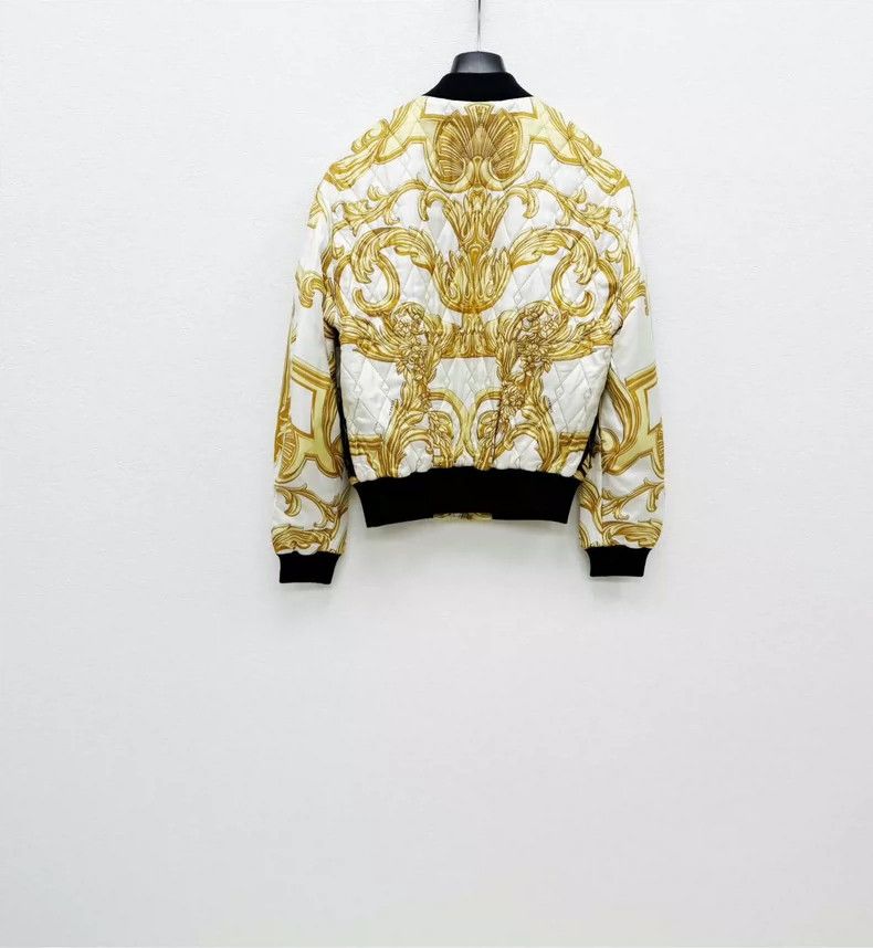 Versace Versace Mulberry silk cotton jacket Size US L / EU 52-54 / 3 - 1 Thumbnail