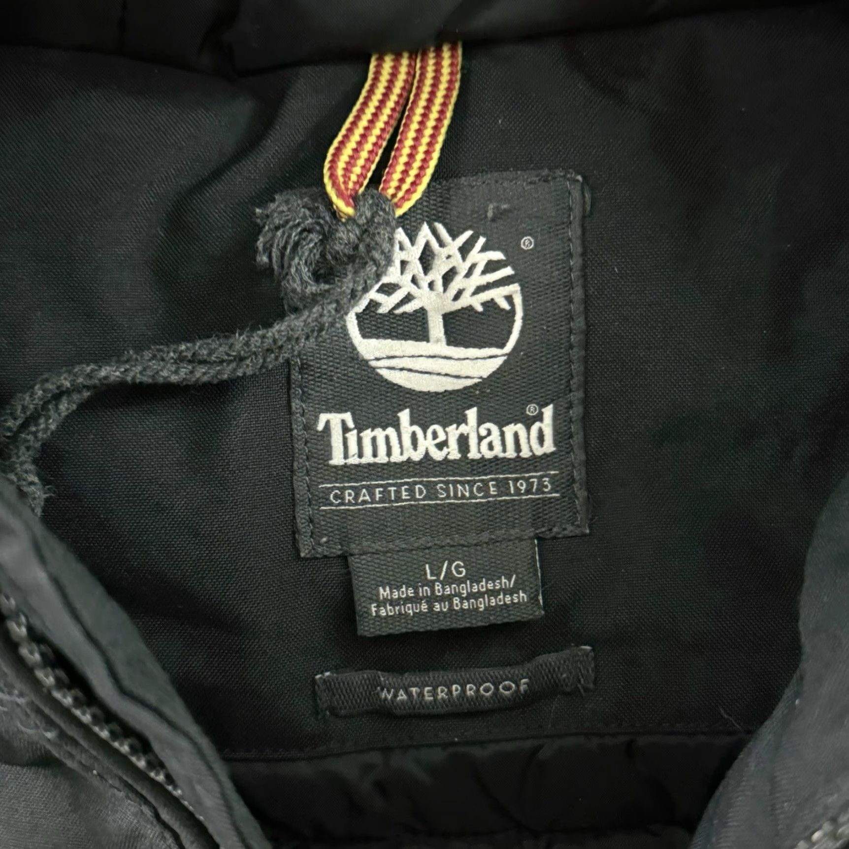 Timberland VINTAGE Timberland Jacket Mens Large Black Waterproof Weathergear Hood Outdoor Size US L / EU 52-54 / 3 - 6 Thumbnail