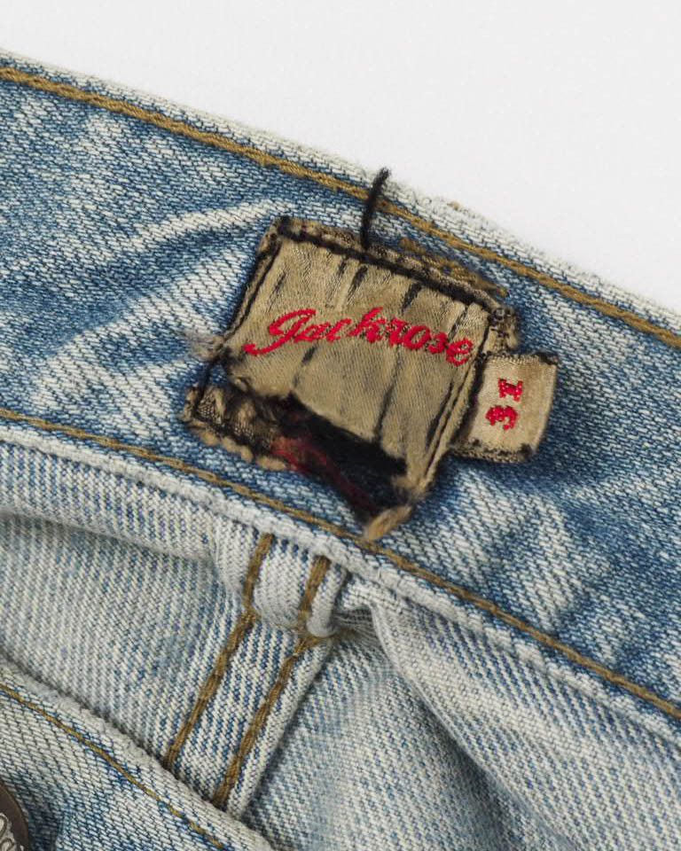 JACKROSE × Japanese Brand Jack rose distressed denim Size US 31 - 5 Thumbnail