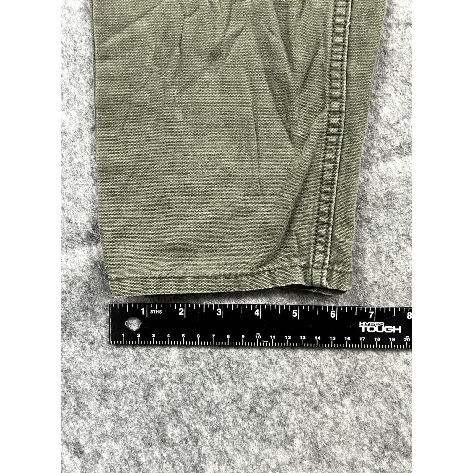 Levi's VINTAGE Levi's 511 Jeans Slim Fit Green Olive 32x32 Denim Cotton Zip 5-Pocket Mens Straight Day 90s Logo USA Hardwear Velcro Size US 32 / EU 48 - 8 Thumbnail