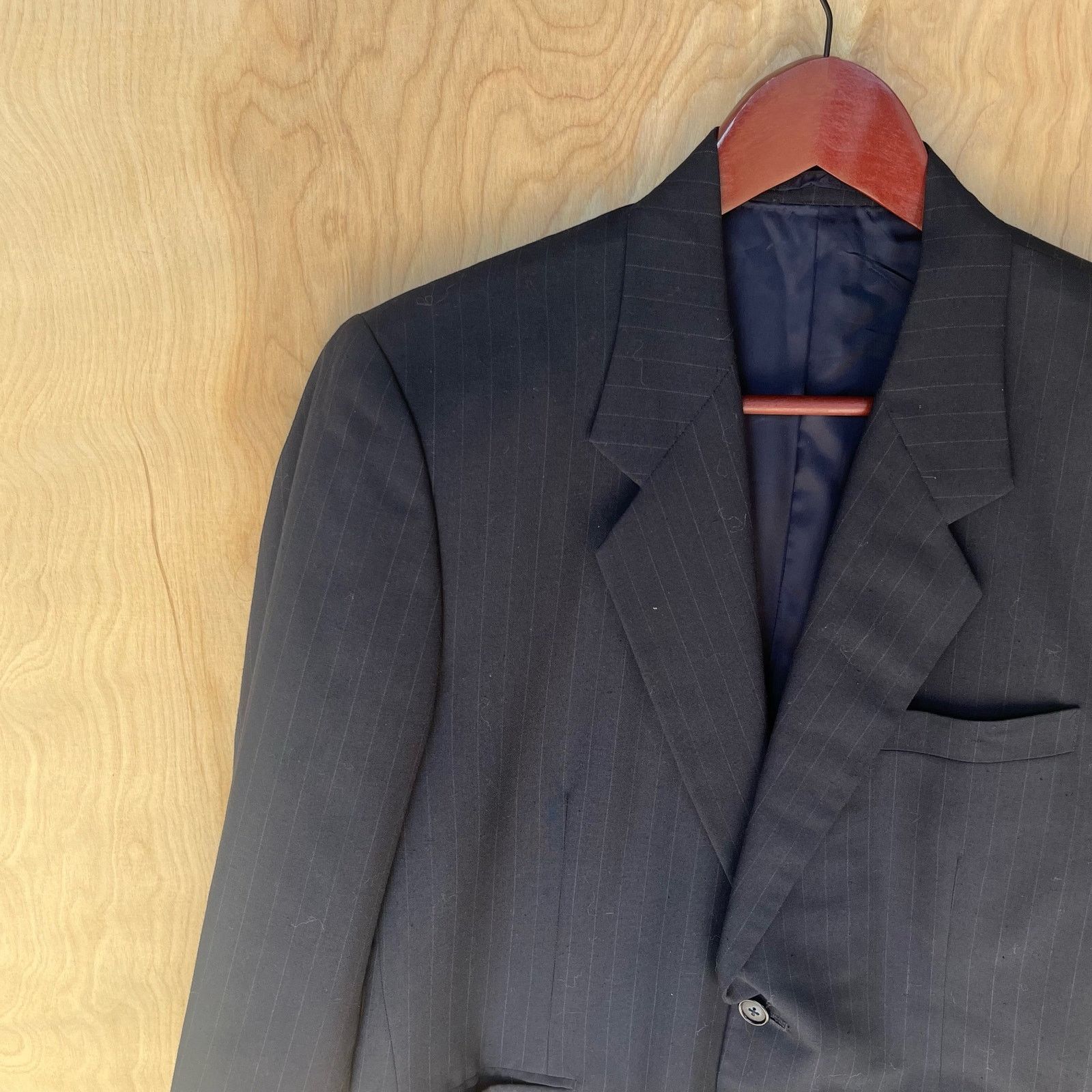 Other Pin Stripe Carrol & Company Men's Sports Jacket 40S Size 40S - 3 Thumbnail