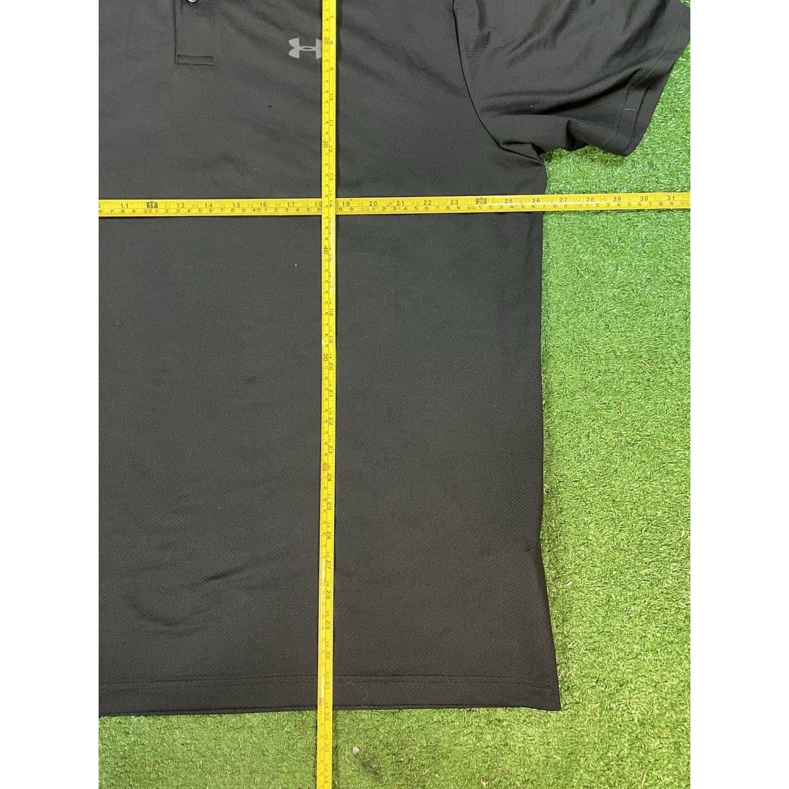 Under Armour Under Armour Polo Shirt Mens 2XL Black Size US XXL / EU 58 / 5 - 4 Thumbnail