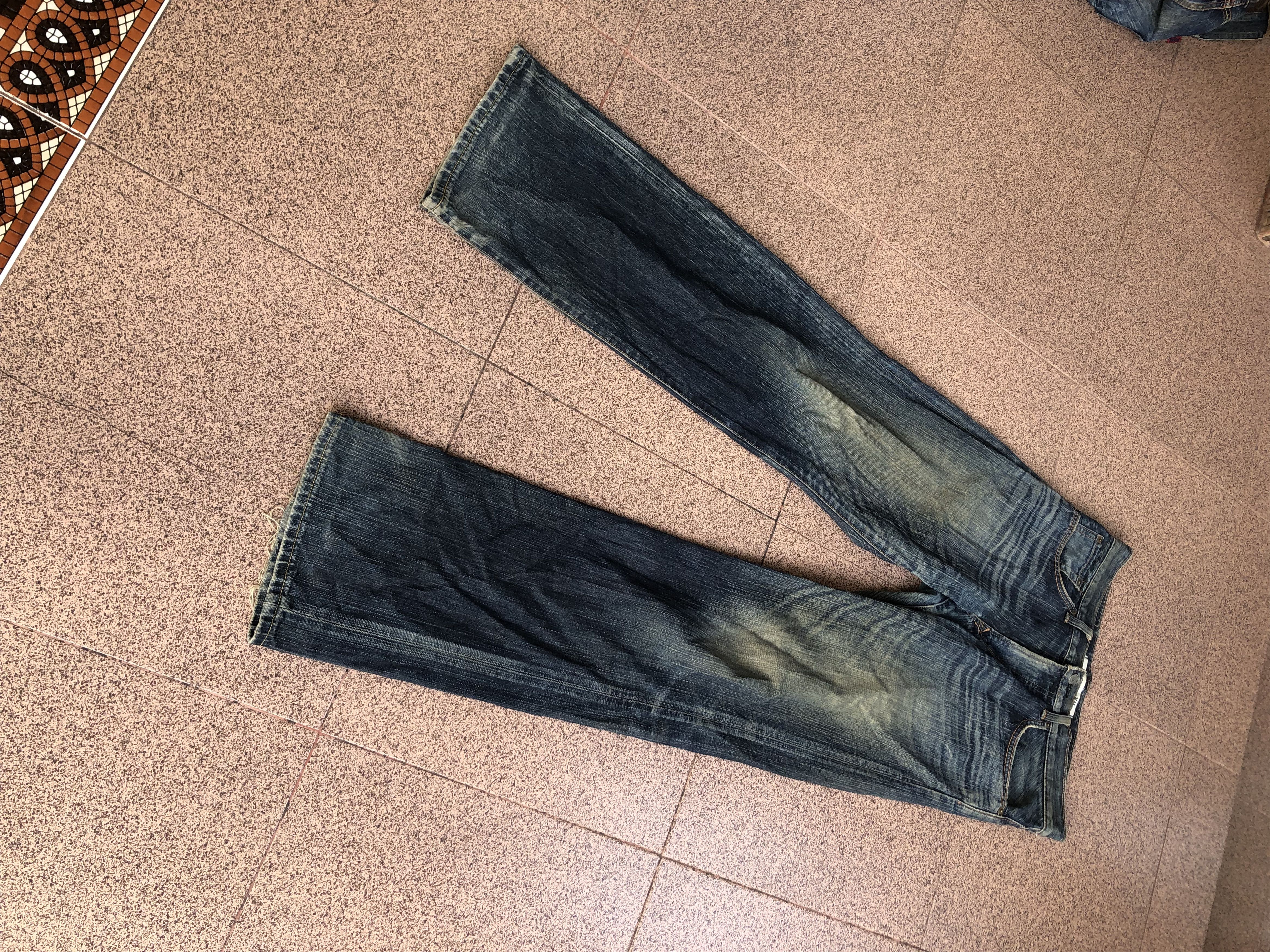If Six Was Nine Edwin XV Fading Jeans Vkei Y2k Japanese Size US 32 / EU 48 - 4 Thumbnail