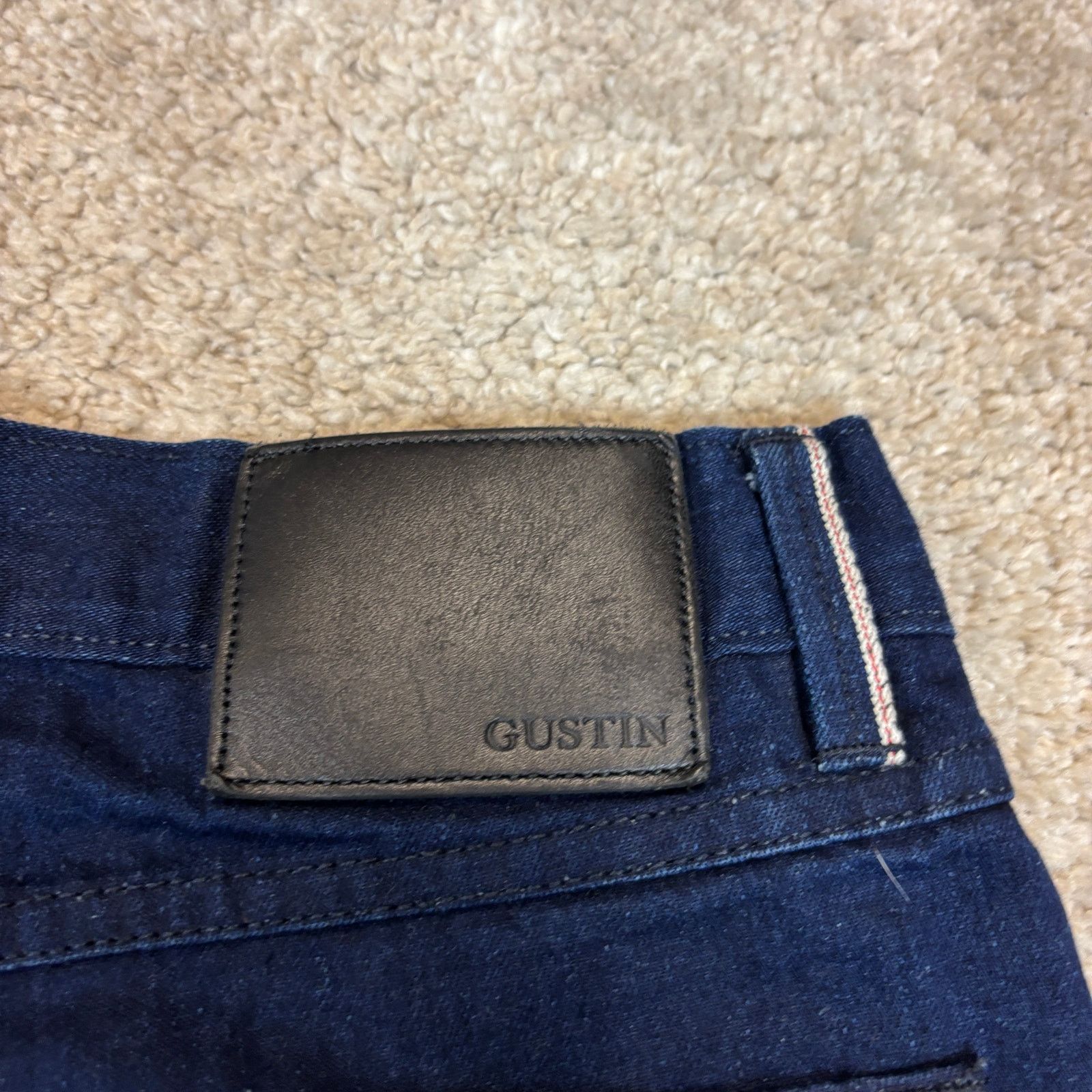 Gustin Gustin California Skinny Selvedge Denim Jeans Men's 32x33 Size US 32 / EU 48 - 4 Thumbnail