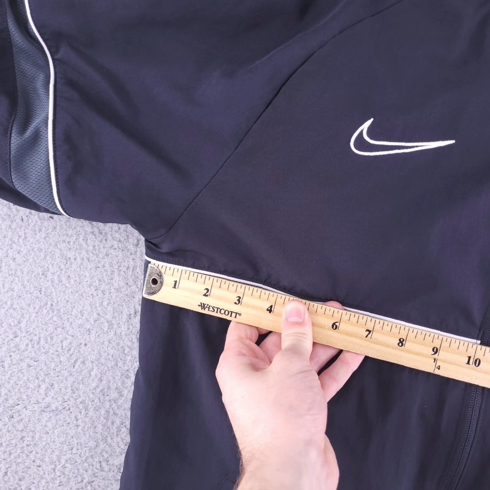 Nike Nike Jacket Mens Large Black Slim Soccer Track Grim Reaper Size US L / EU 52-54 / 3 - 7 Thumbnail