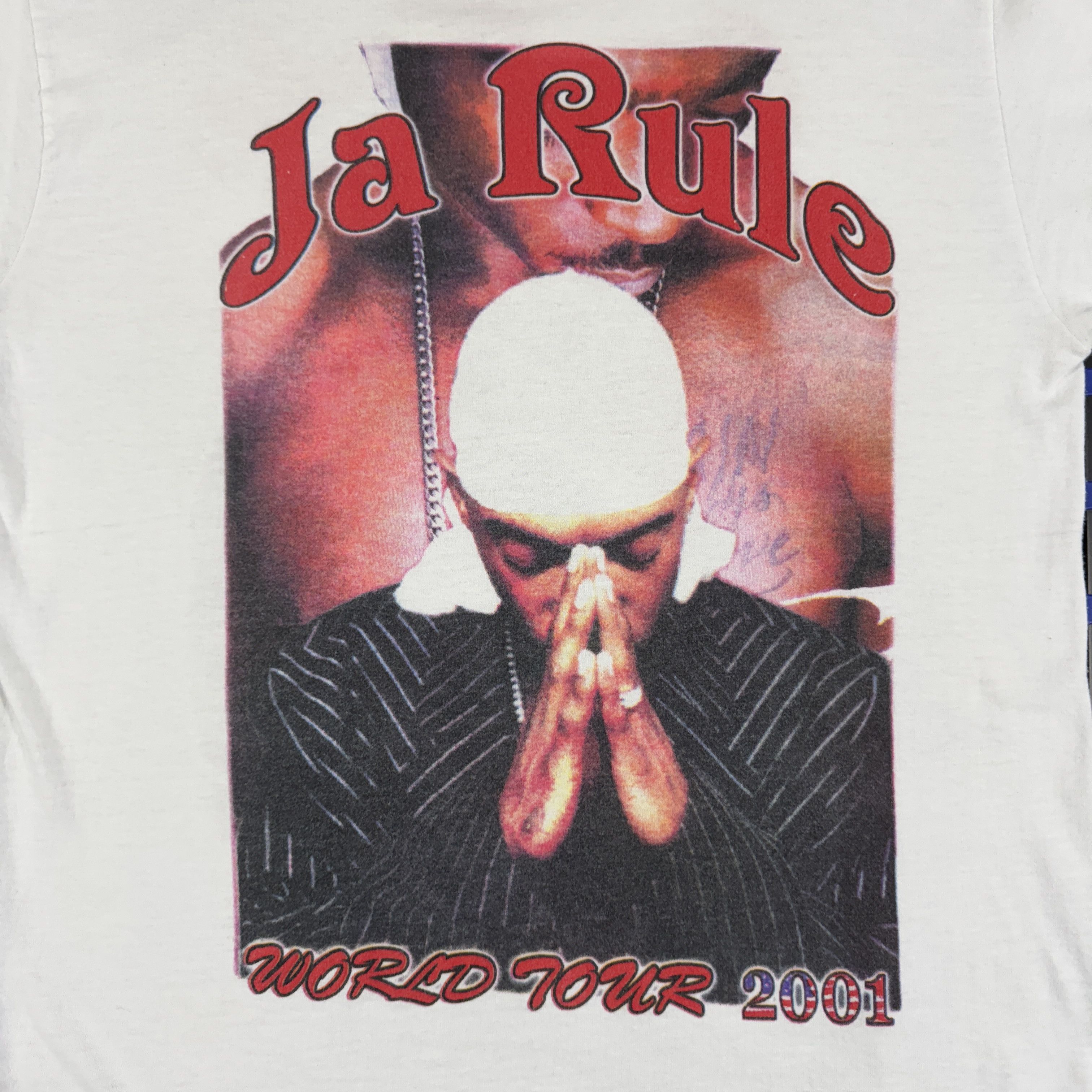 Rap Tees × Vintage Vintage 2001 Ja Rule World Tour T-shirt Size US L / EU 52-54 / 3 - 3 Thumbnail