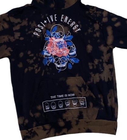 Other Positive Energy Bleach Dyed Hoodie Size US M / EU 48-50 / 2 - 2 Thumbnail
