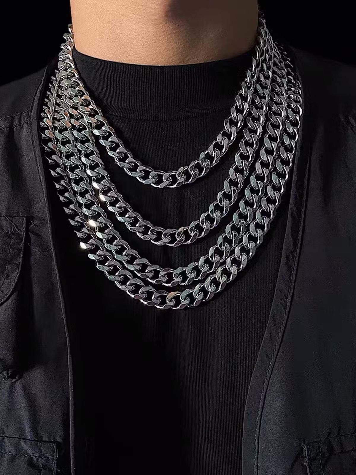Jewelry × Vintage Retro punk necklace Size ONE SIZE - 3 Thumbnail