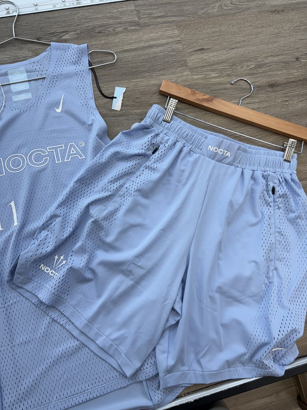NOCTA Drake Nocta Blue Sweatshorts Size US M / EU 48-50 / 2 - 2 Thumbnail