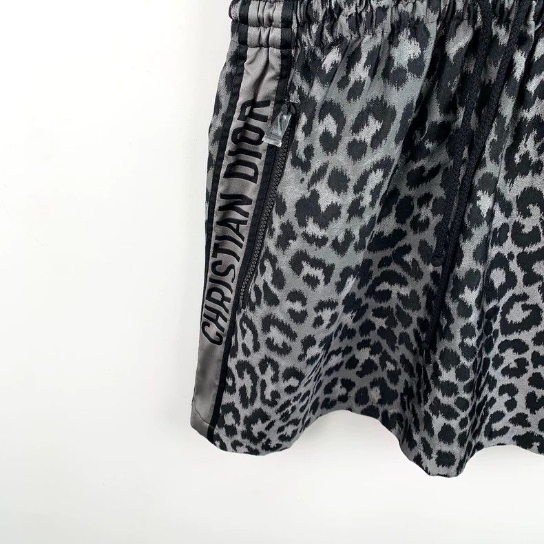 Dior Dior Black and gray leopard print full-print hooded half-z Size XS / US 0-2 / IT 36-38 - 5 Thumbnail