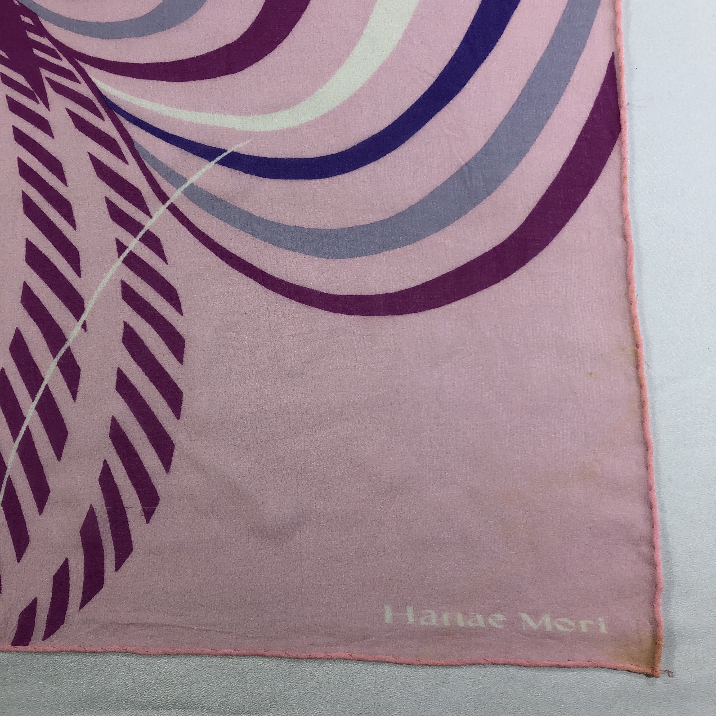 Hanae Mori × Vintage Vintage Hanae Mori Silk Scarf Size ONE SIZE - 4 Thumbnail