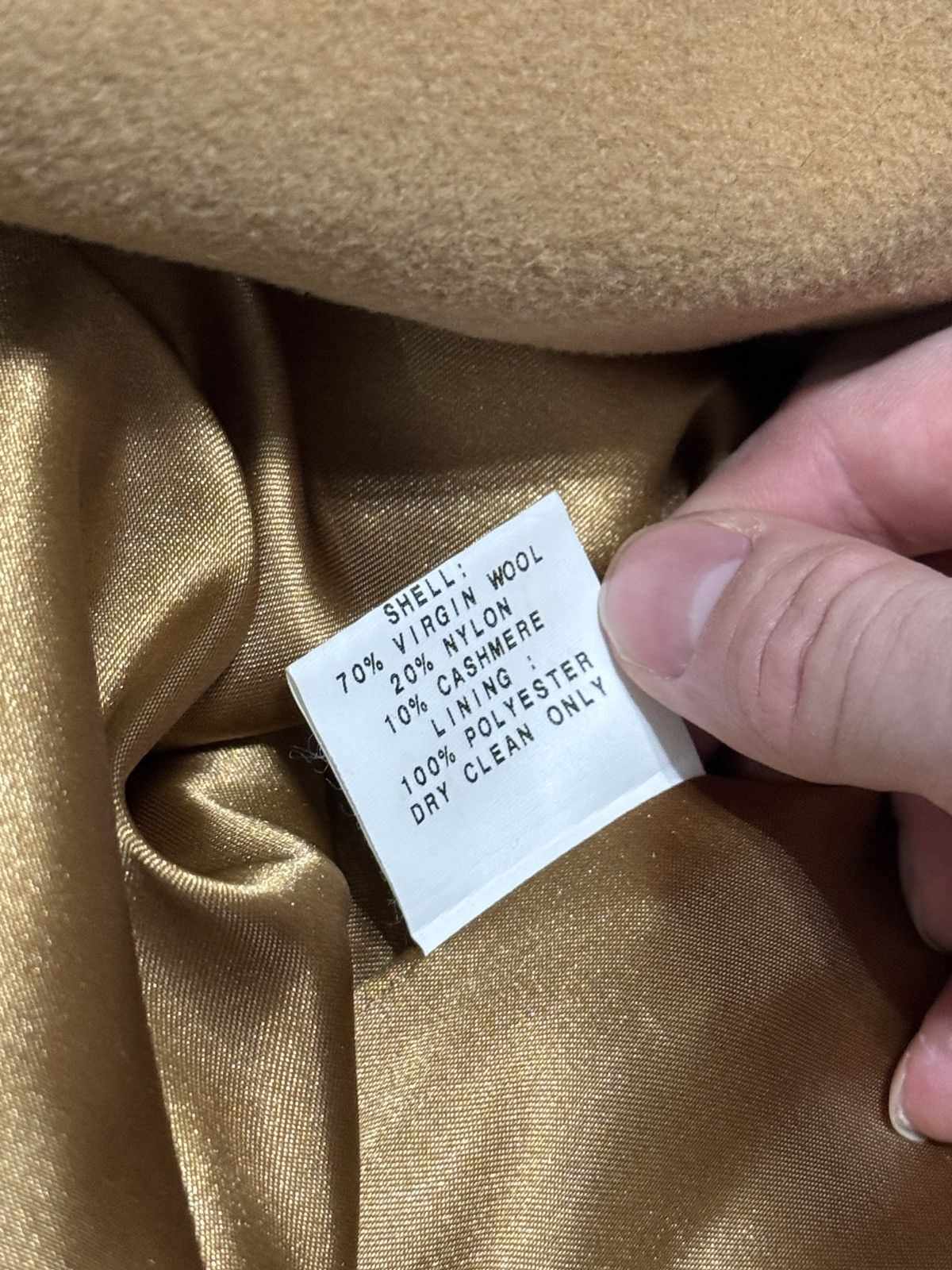 Pendleton Vintage Pendleton 90s Wool Trench Coat 18 Double Breasted Size XXL / US 16-18 / IT 52-54 - 5 Thumbnail