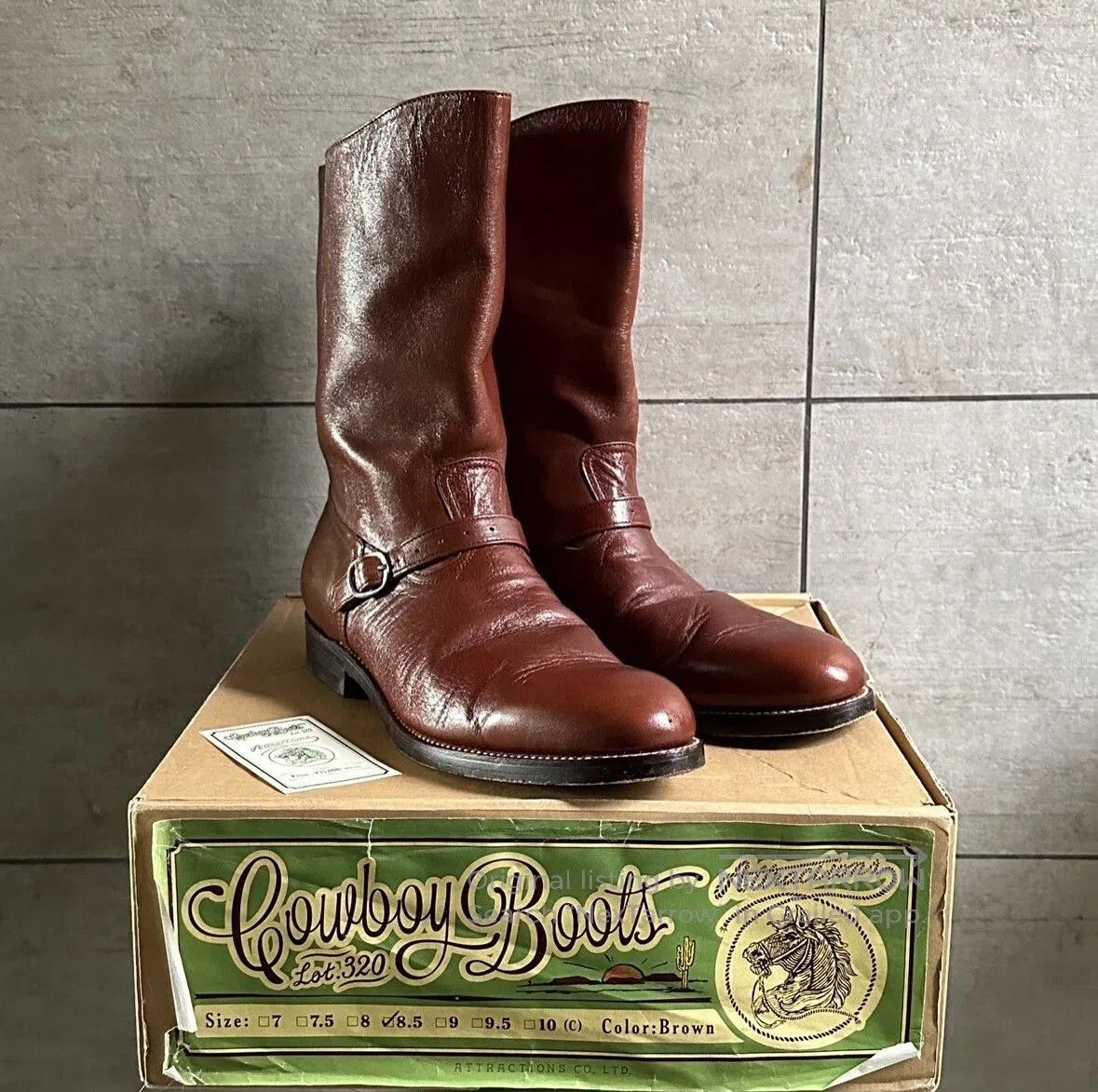 Other Attractions Lot.320 Cowboy Boots US8.5C. Size US 8.5 / EU 41-42 - 6 Thumbnail