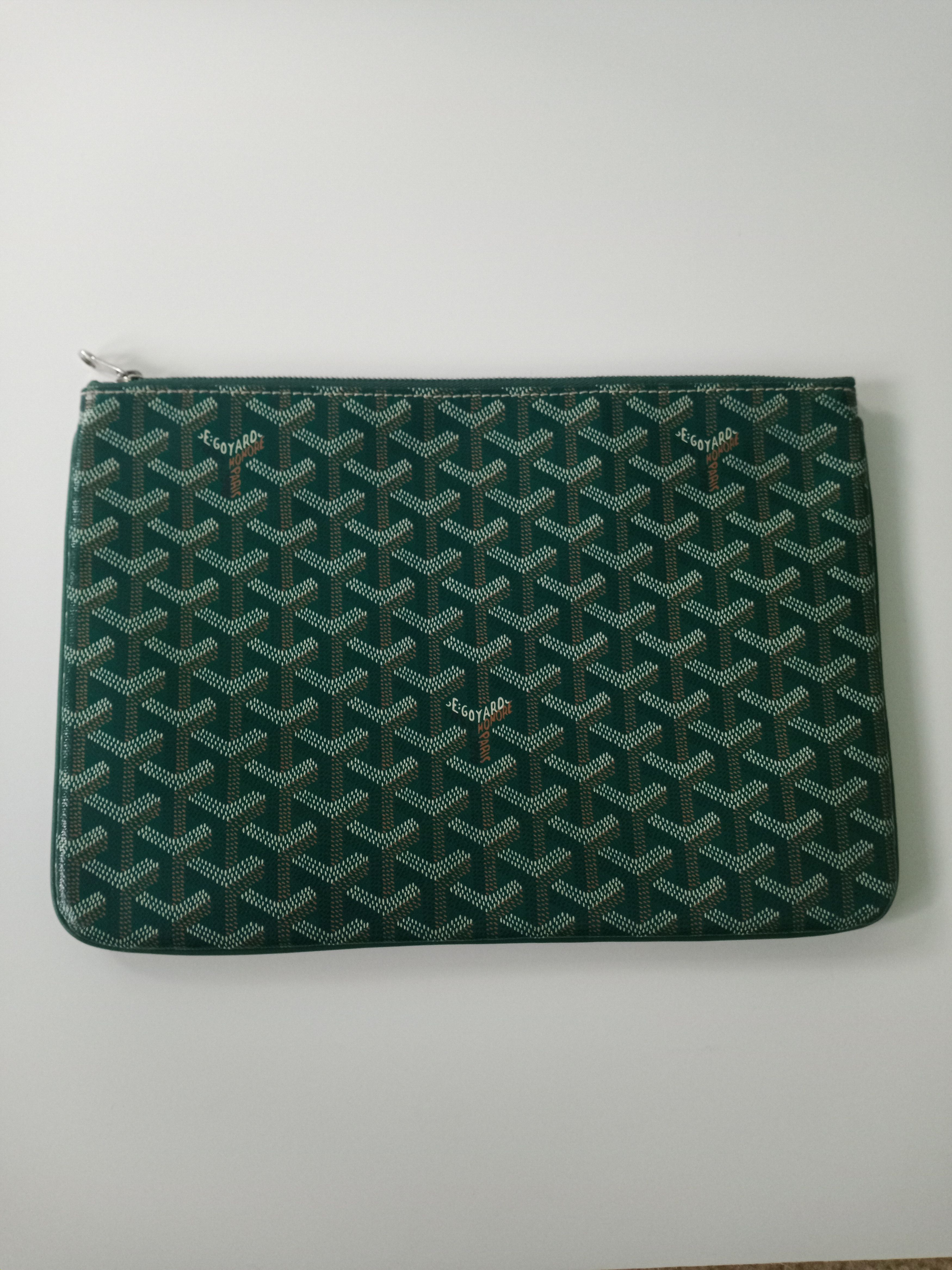 Goyard Goyard Senat Pouch Pochette MM Clutch Bag Green - 2020 Model Size ONE SIZE - 2 Thumbnail