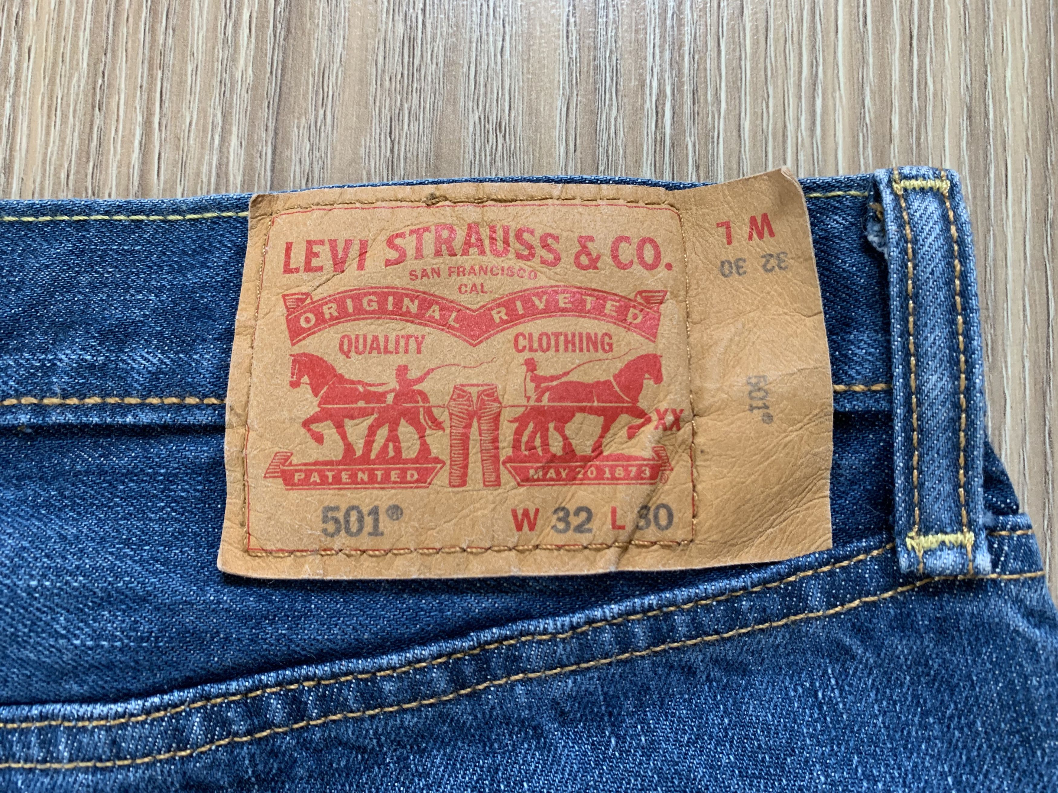 Levi's Levi's 501 Distressed Blue Jeans Size US 32 / EU 48 - 7 Thumbnail