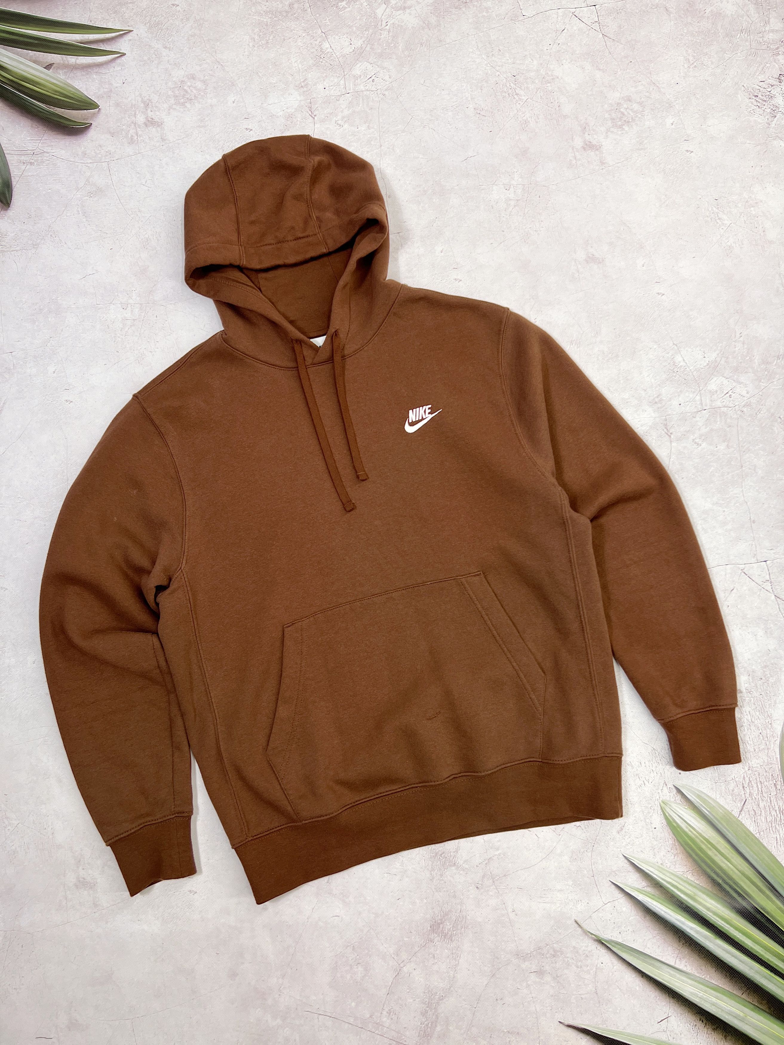 Nike Nike Brown Hoodie Small Swoosh Logo Size US M / EU 48-50 / 2 - 1 Thumbnail