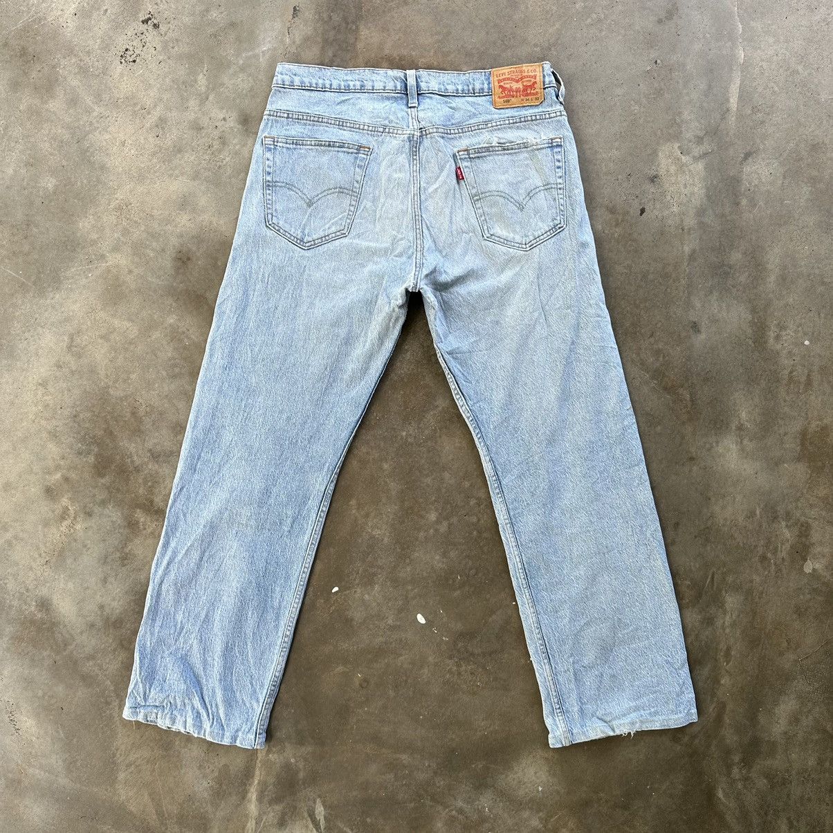 Levi's Vintage Levi’s 569 Lightwash Denim Jean Sick Pant W36 Size US 34 / EU 50 - 10 Thumbnail