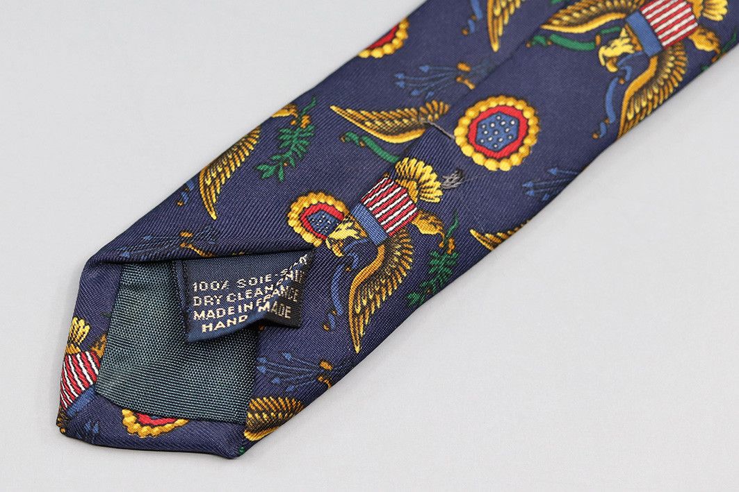 Other Oger Patriotic Eagle Tie – USA Emblem Vintage Necktie Size ONE SIZE - 4 Thumbnail