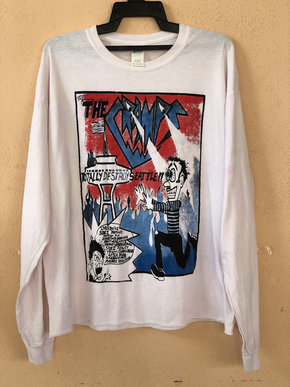 Band Tees THE CRAMPS Punk Shirt Crop Top Size US XL / EU 56 / 4 - 1 Thumbnail