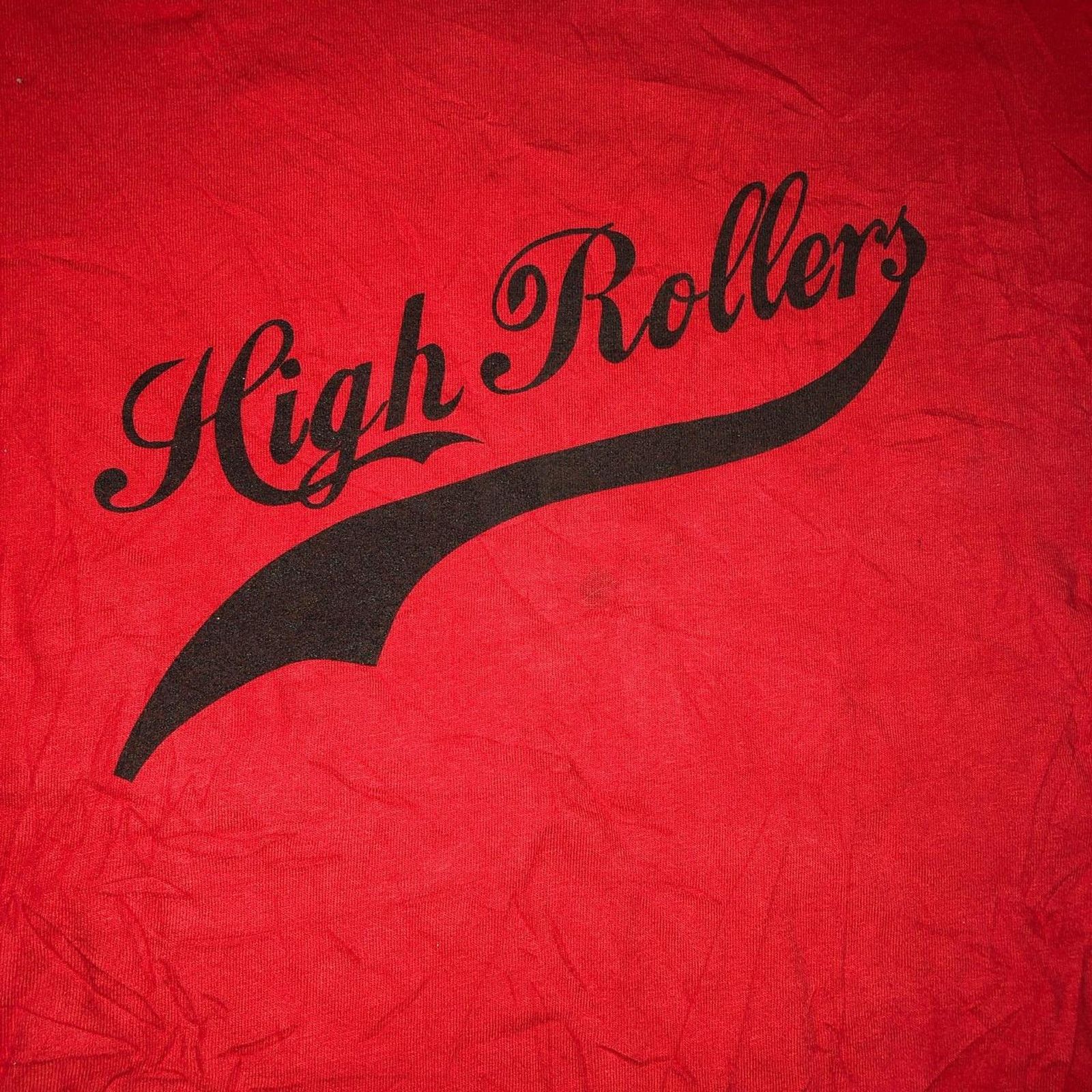 Gildan Men’s Vintage Red ‘High Rollers’ Baseball Graphic Tee Size US XL / EU 56 / 4 - 4 Thumbnail