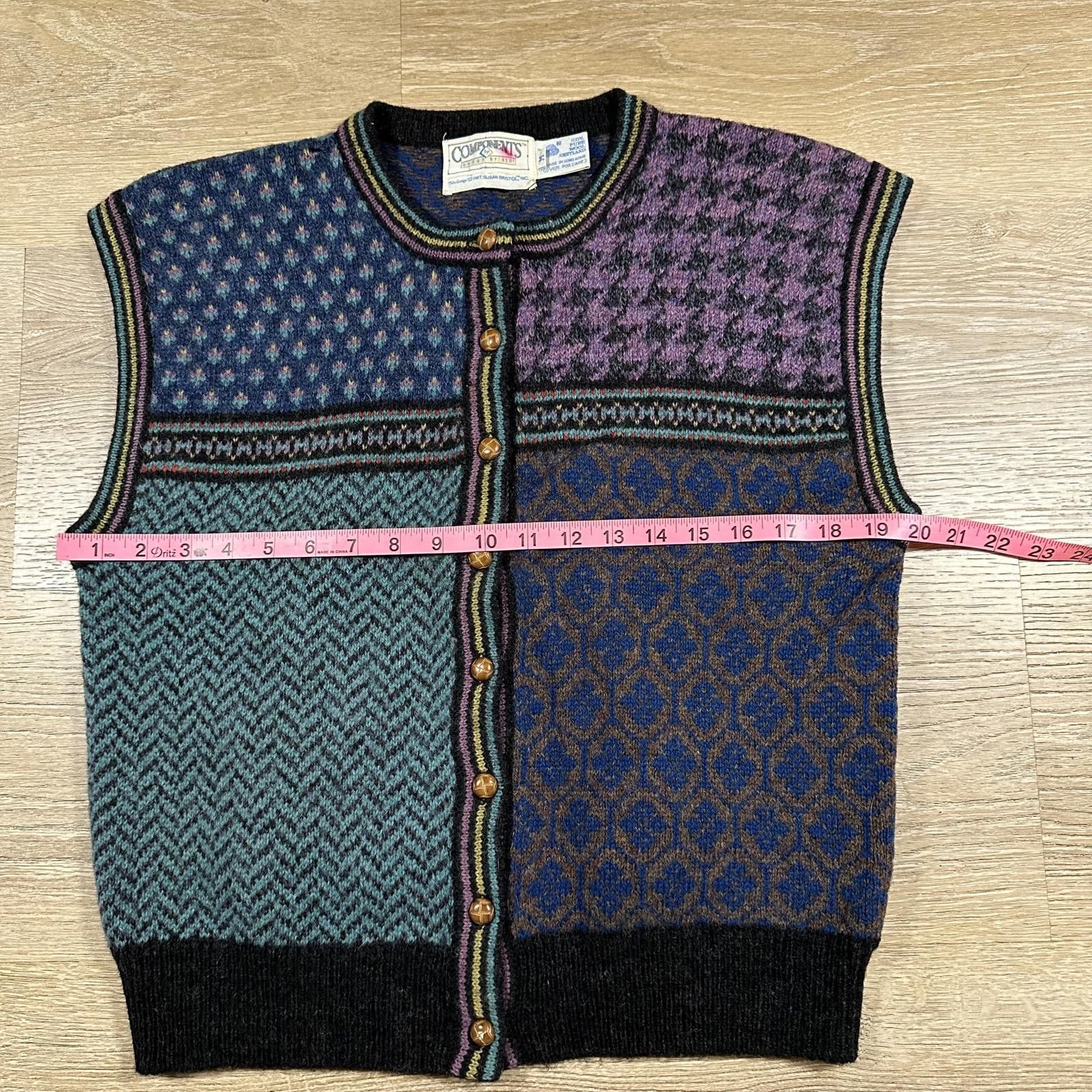 Other Components Susan Bristol sleeveless patchwork wool sweater Size M / US 6-8 / IT 42-44 - 6 Thumbnail