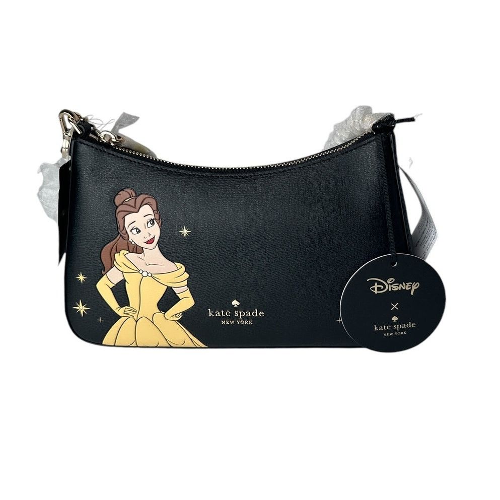 Kate Spade Disney Beauty And The Beast Crossbody Bag in Black, Women's