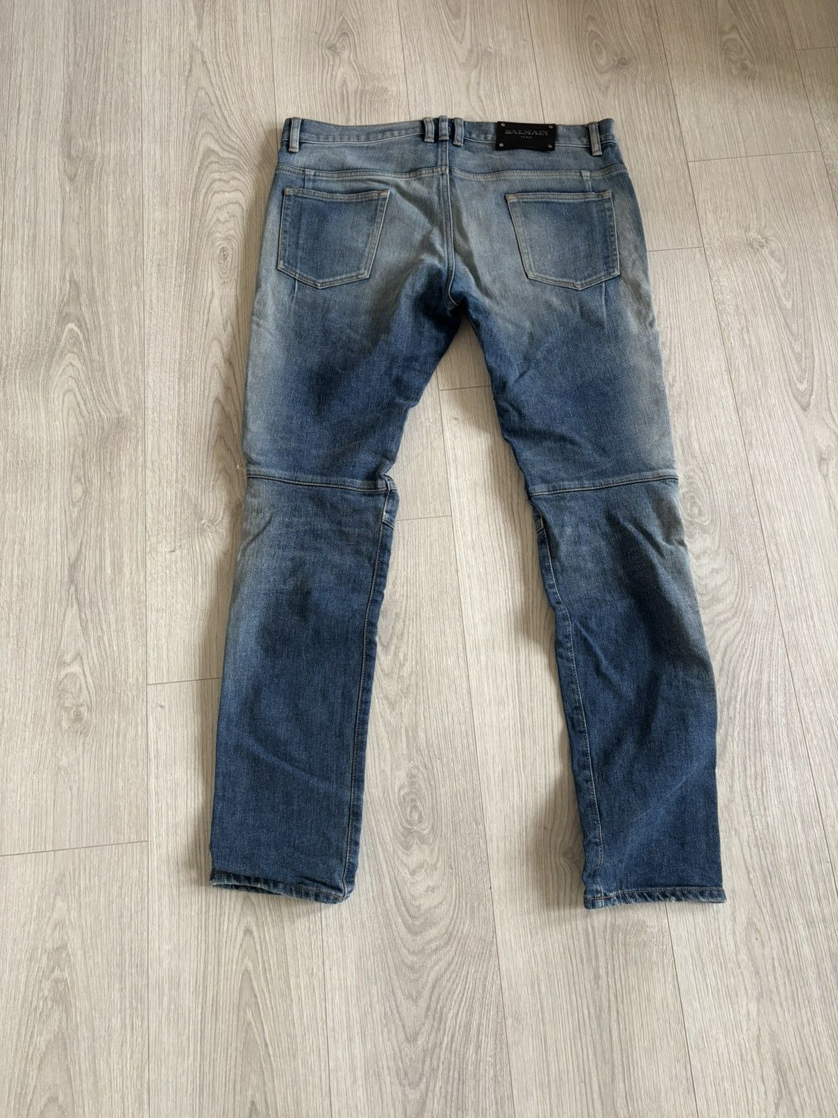 Balmain Balmain biker jeans. Size US 34 / EU 50 - 2 Thumbnail