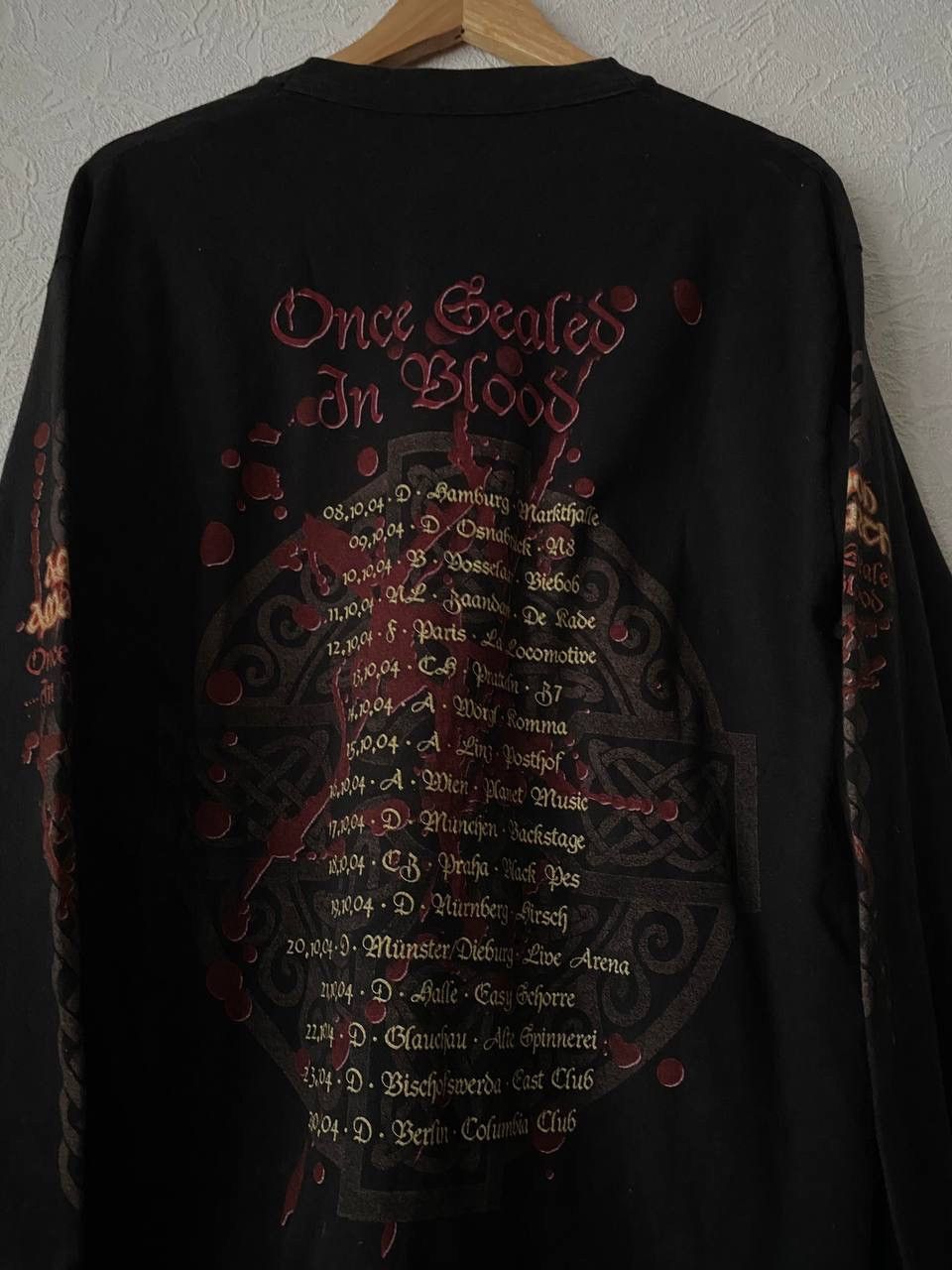 Band Tees Vintage Amon Amarth Rock Band Tour Longsleeve Tee 90s faded Size US XL / EU 56 / 4 - 7 Thumbnail