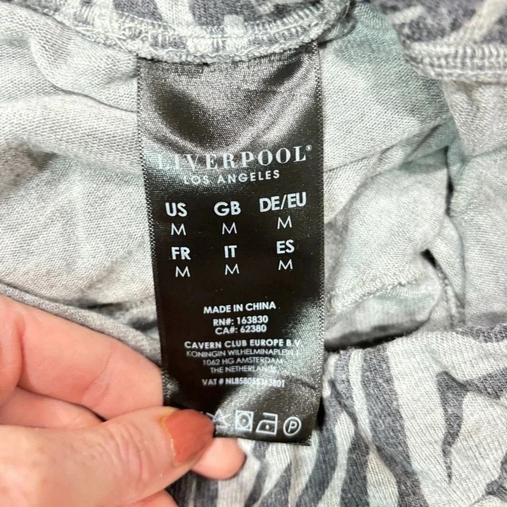 Other Liverpool Zebra Stripe Lounge Pants Size 29" - 3 Thumbnail