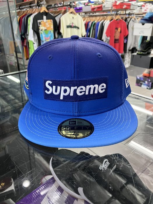 Supreme Supreme New Era Gradient Box Logo Hat Cap Blue Size 7 3/4