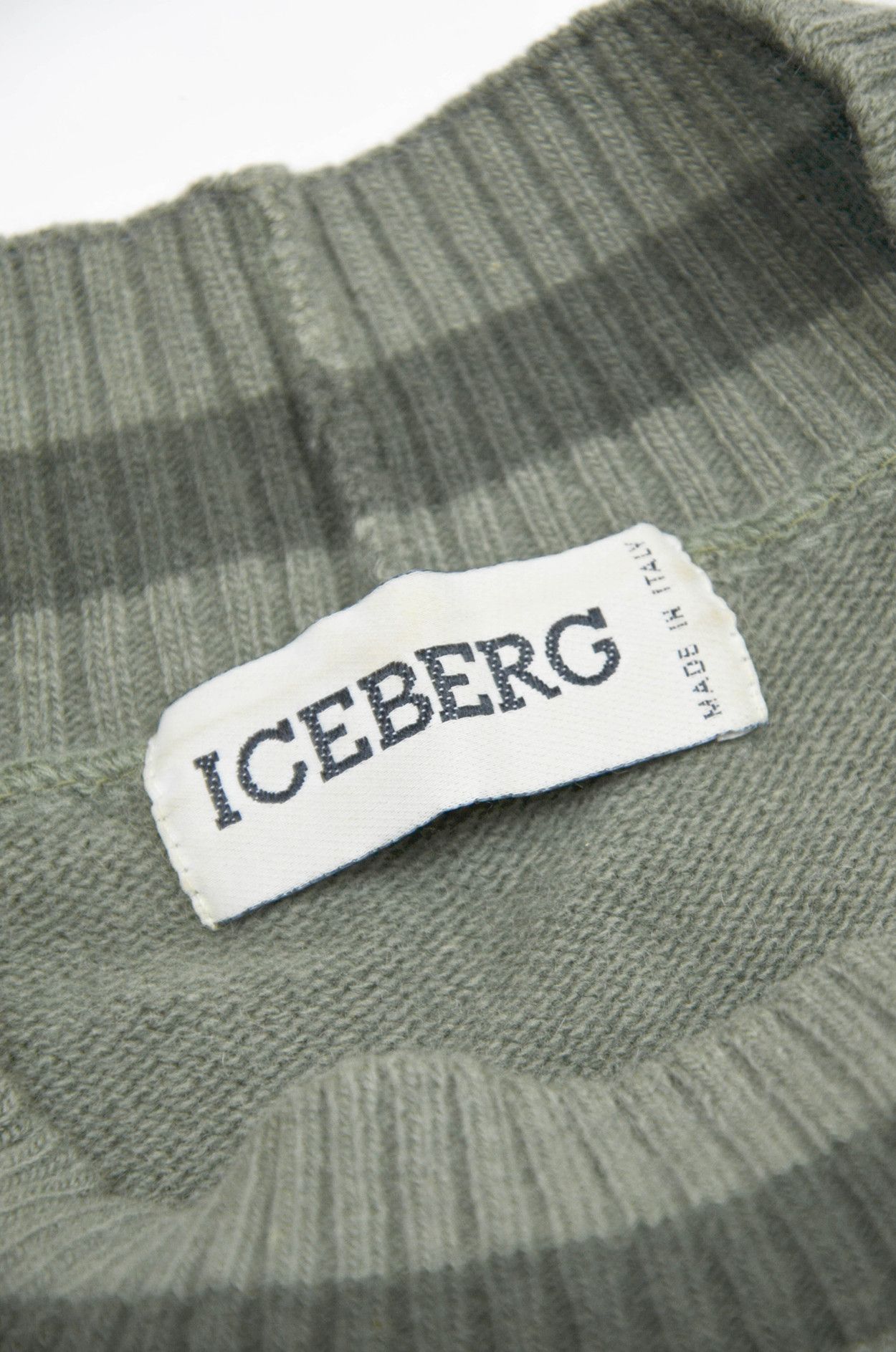 Iceberg Iceberg 1990 Wool Angora Graphic Knit Sweater - Size L Size L / US 10 / IT 46 - 7 Thumbnail