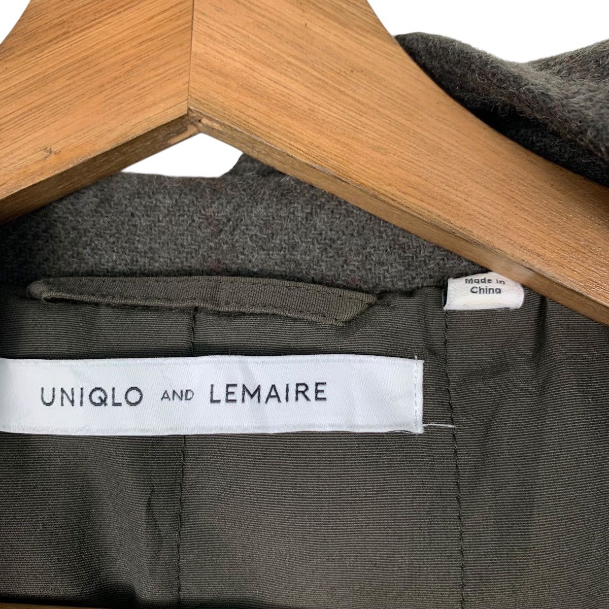 Lemaire × Uniqlo UNIQLO X LEMAIRE Wool Hooded Long Coat Jacket #2119-C93 Size US M / EU 48-50 / 2 - 16 Thumbnail