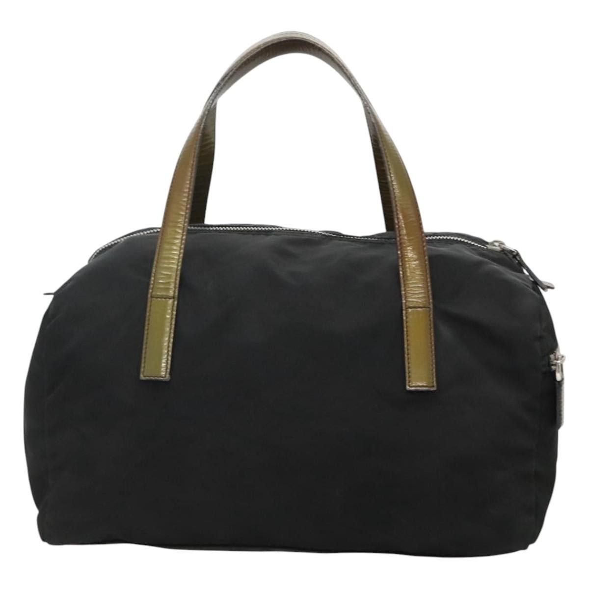 Prada PRADA Hand Bag Nylon Black Silver Size ONE SIZE - 3 Thumbnail