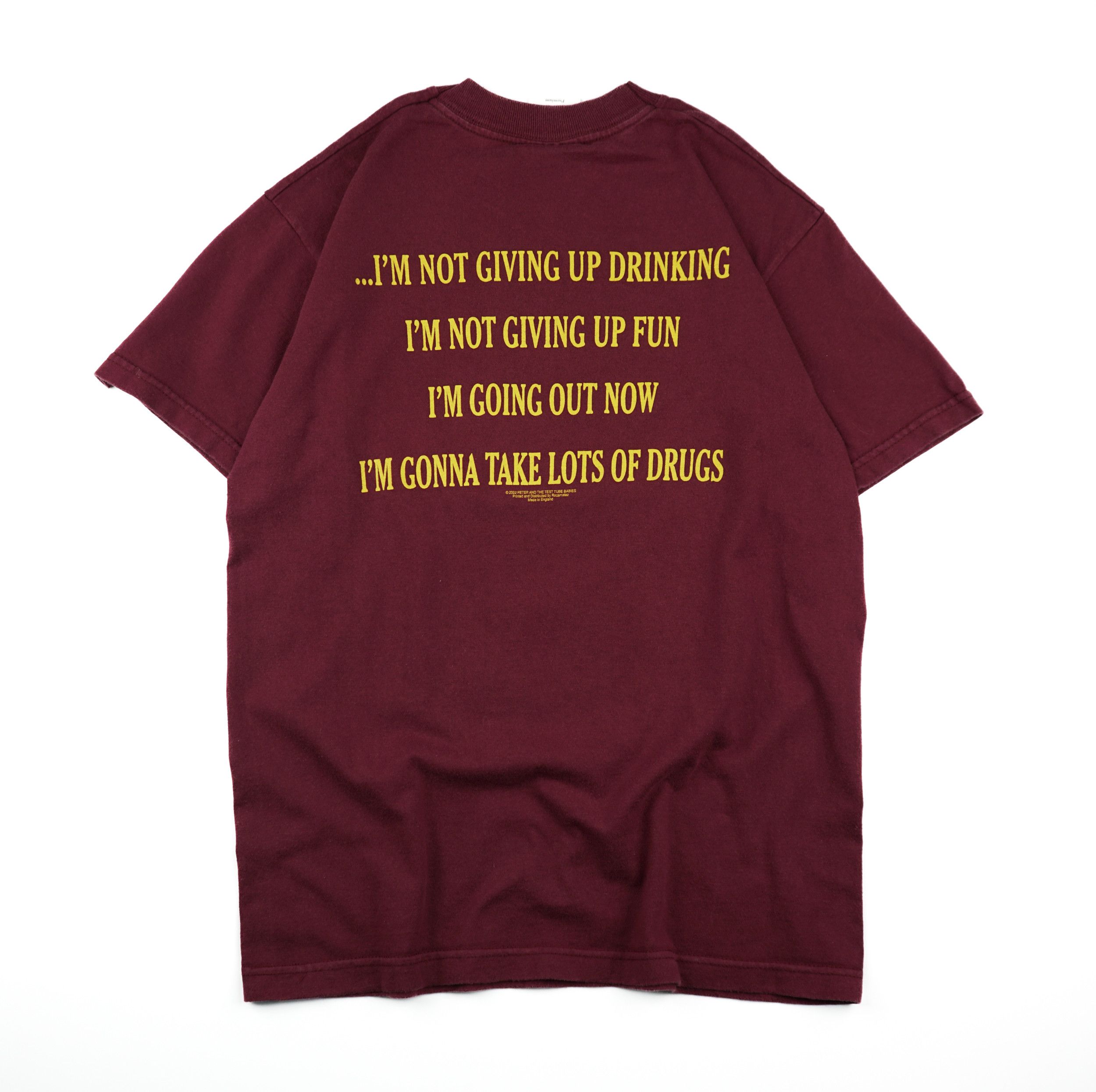 Band Tees × Vintage Vintage 2002 Peter and the Test Tube Babies Punk RockT-Shirt Size US S / EU 44-46 / 1 - 4 Thumbnail