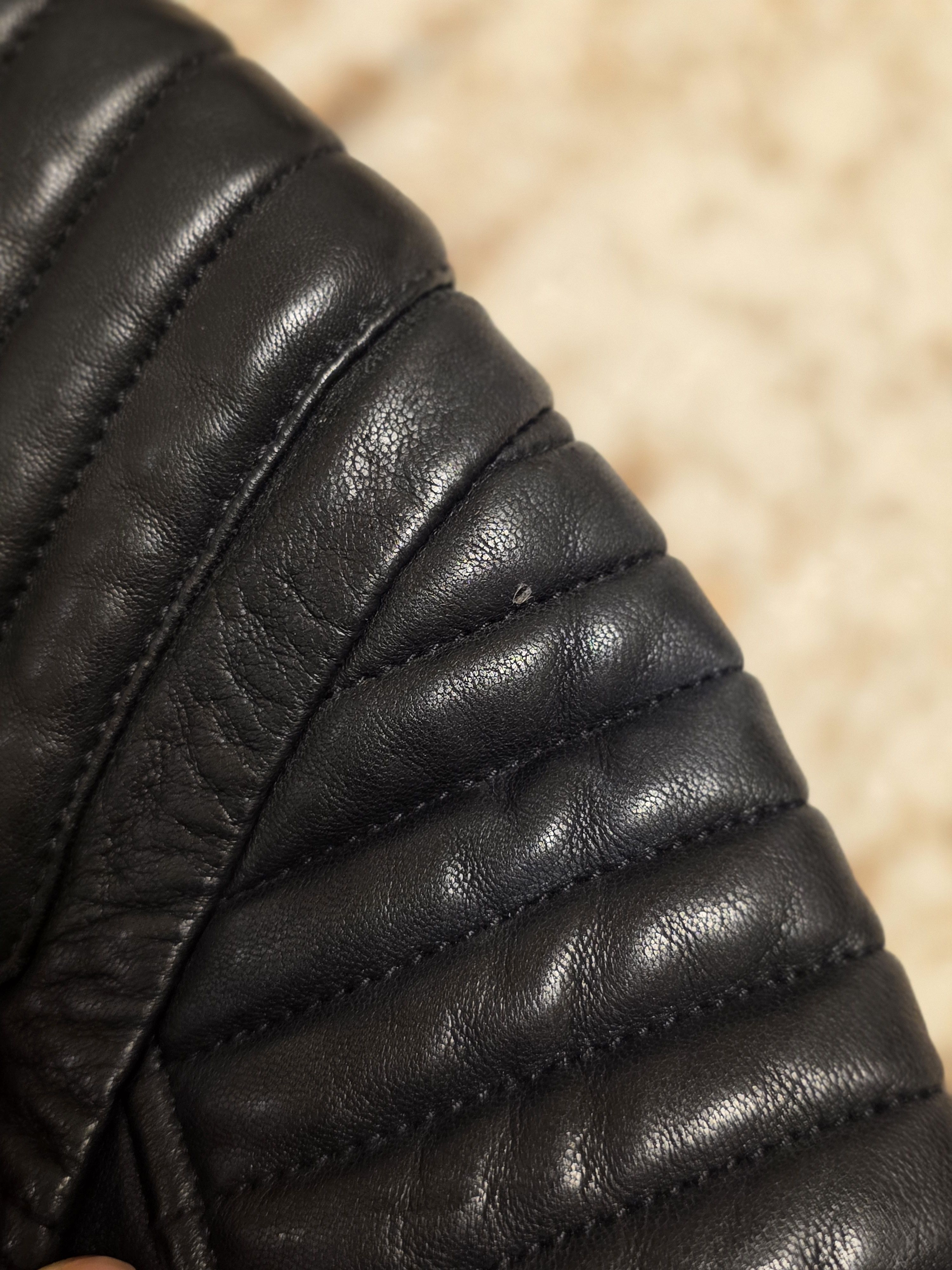 Allsaints AllSaints Estello black leather biker jacket Size US L / EU 52-54 / 3 - 6 Thumbnail